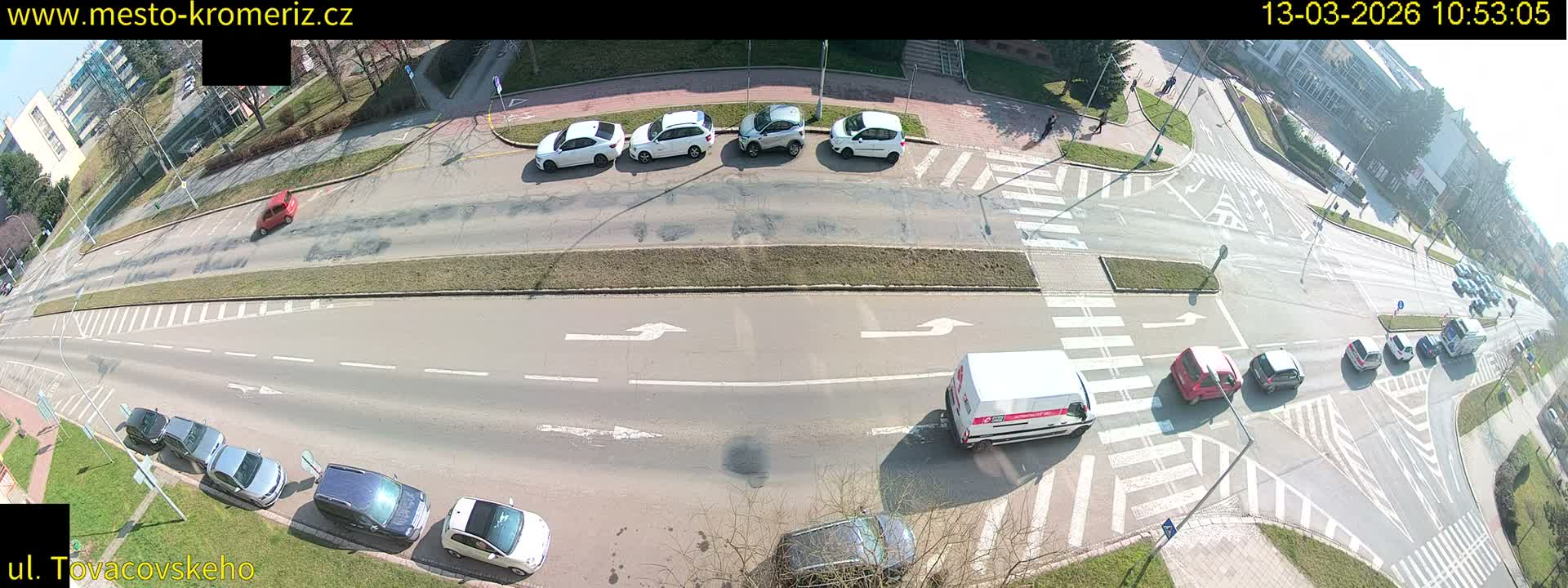 Kroměříž , Tovačovského Junction Live Cam - Kromeriz, Zlin, Czechia