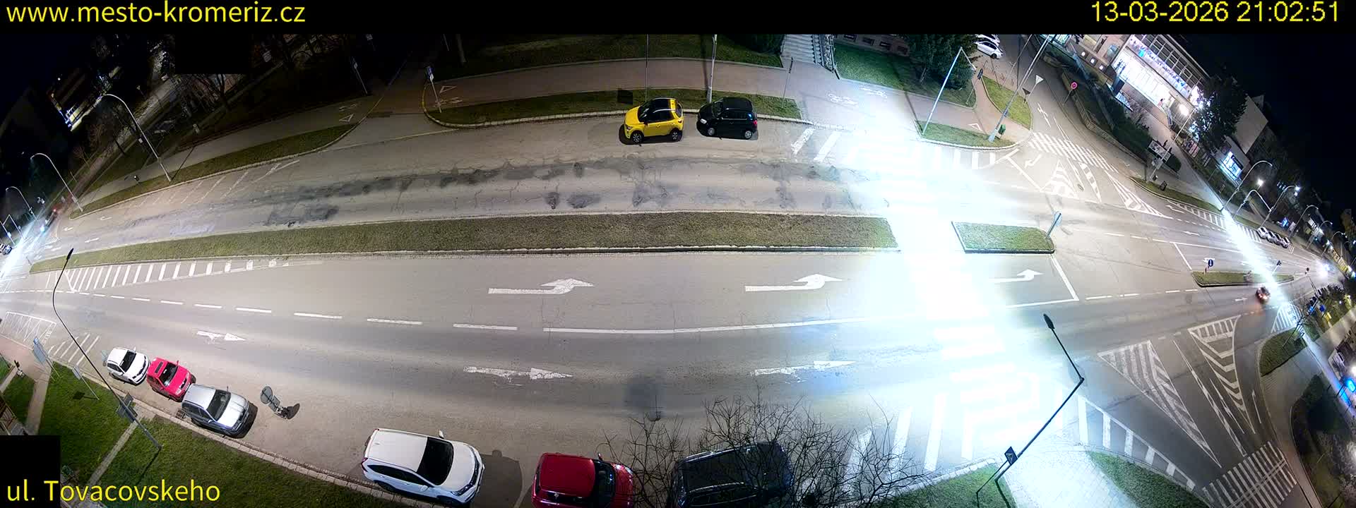 Kroměříž , Tovačovského Junction Live Cam - Kromeriz, Zlin, Czechia