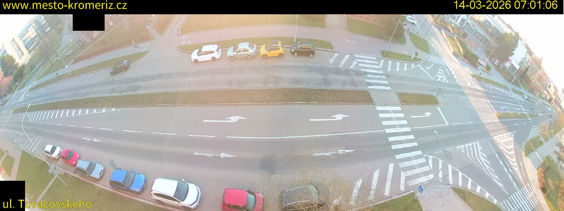 Kroměříž , Tovačovského Junction Live Cam - Kromeriz, Zlin, Czechia