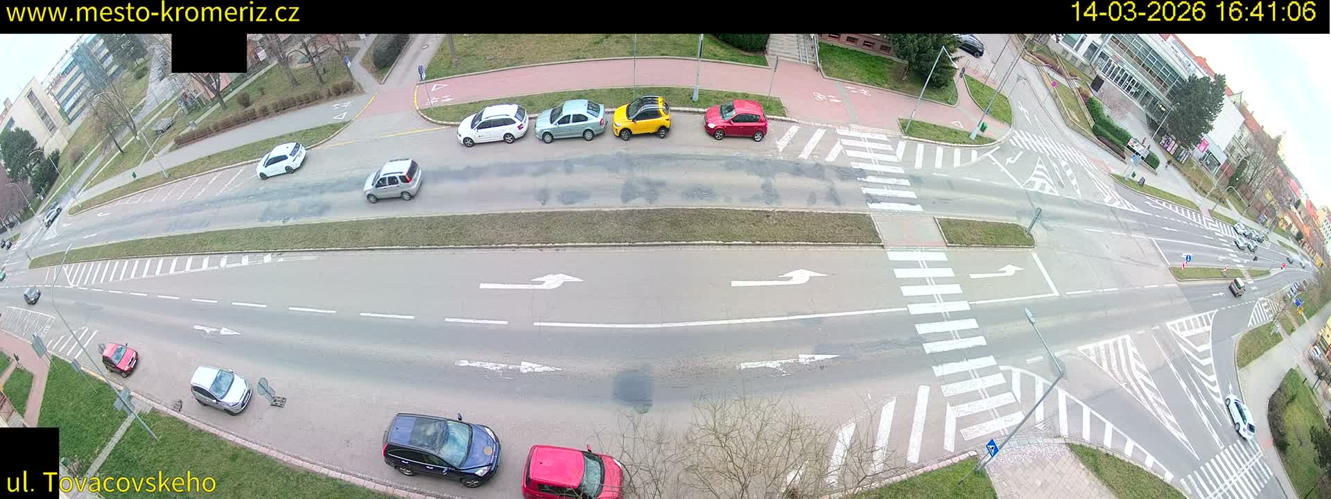 Kroměříž , Tovačovského Junction Live Cam - Kromeriz, Zlin, Czechia