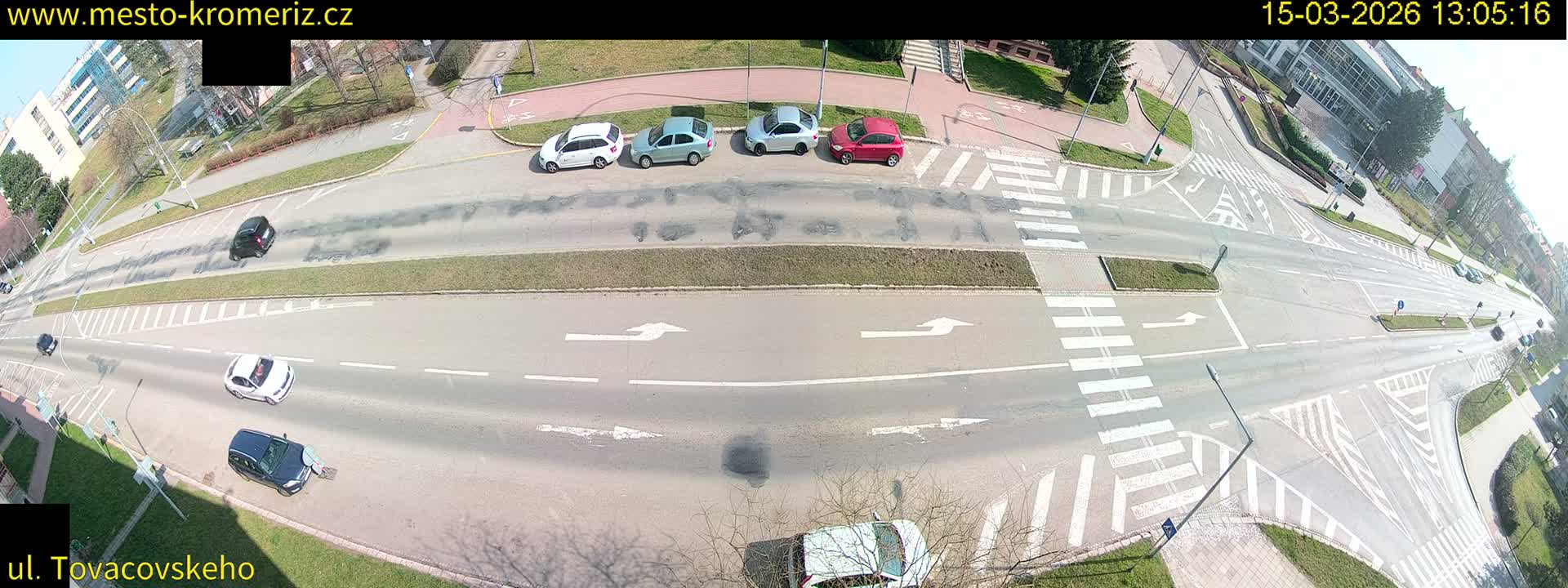 Kroměříž , Tovačovského Junction Live Cam - Kromeriz, Zlin, Czechia