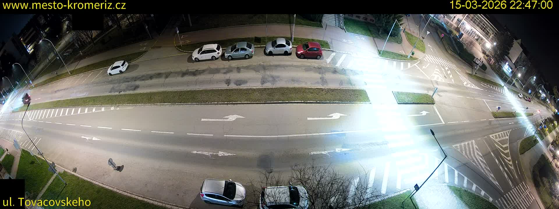 Kroměříž , Tovačovského Junction Live Cam - Kromeriz, Zlin, Czechia