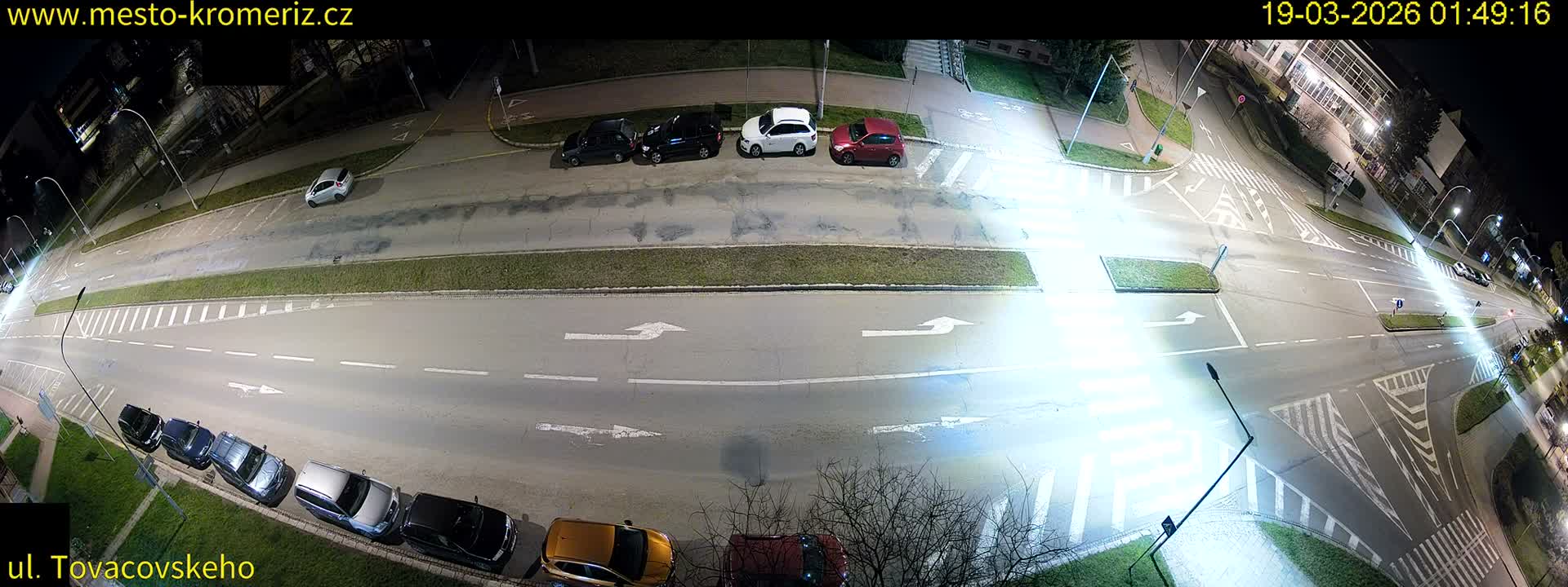 Kroměříž , Tovačovského Junction Live Cam - Kromeriz, Zlin, Czechia
