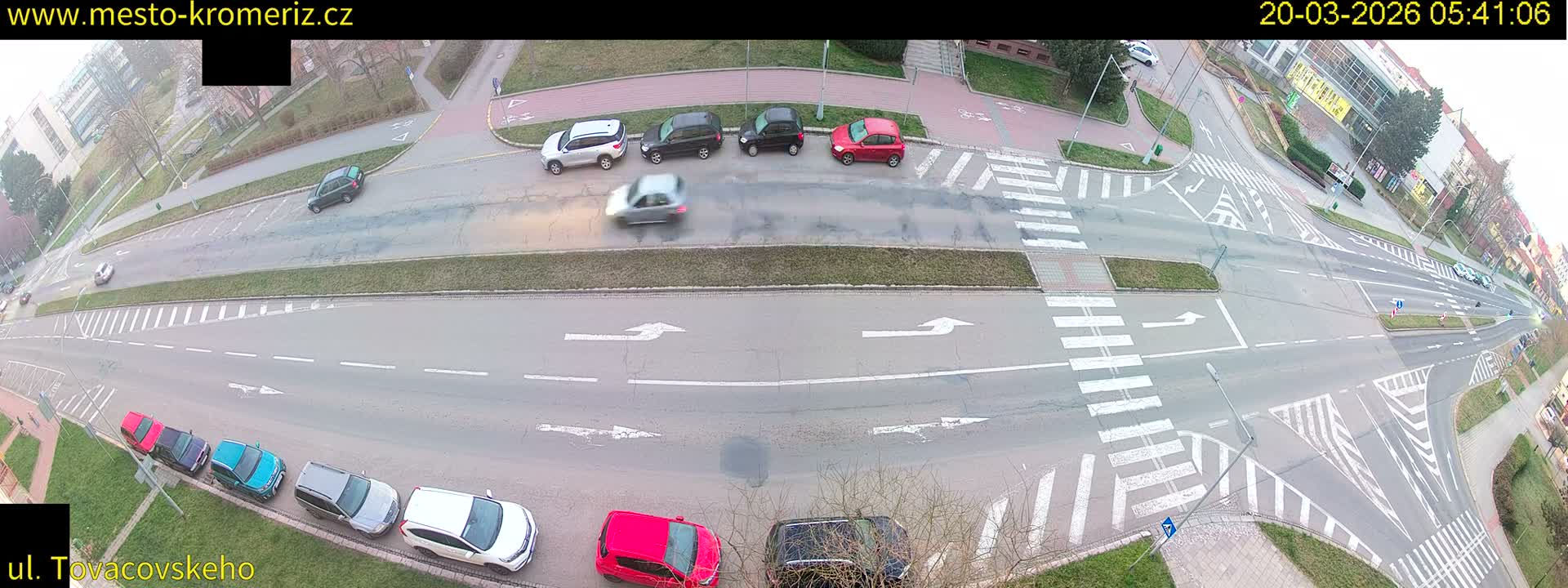 Kroměříž , Tovačovského Junction Live Cam - Kromeriz, Zlin, Czechia