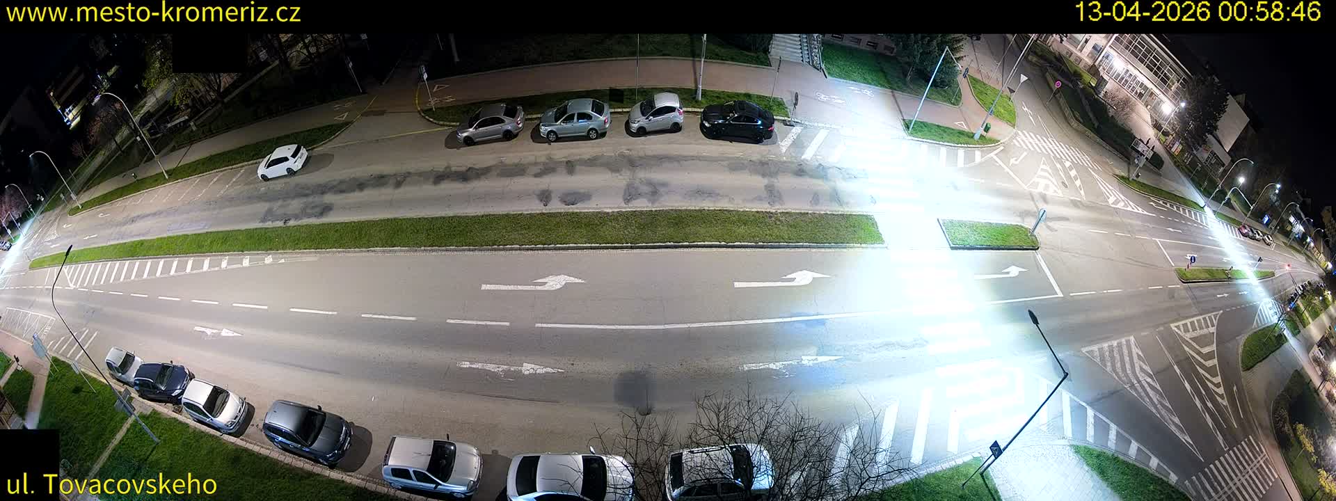 Kroměříž , Tovačovského Junction Live Cam - Kromeriz, Zlin, Czechia