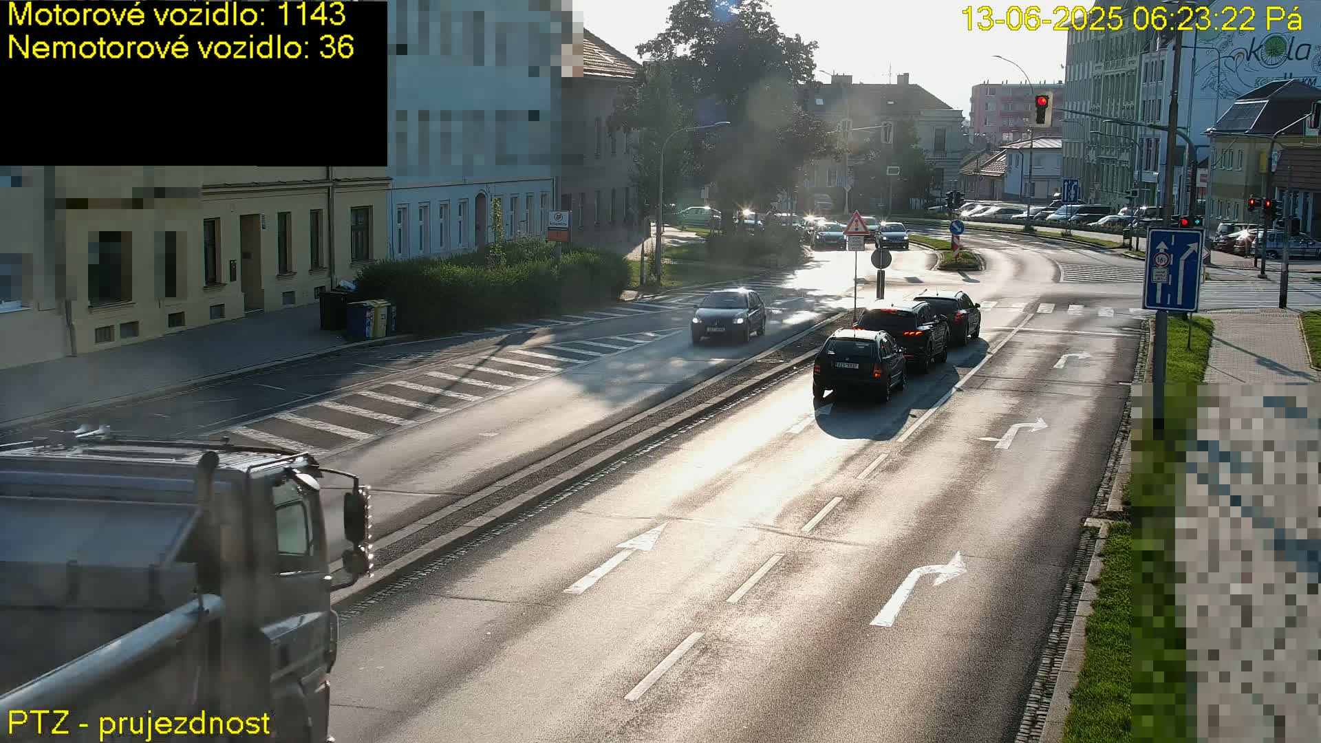 Kroměříž, Husovo & Kotojedska Náměstí Square /ul. 1.Máje (1 May Street) Junction Live Cam - Kromeriz, Zlin, Czechia