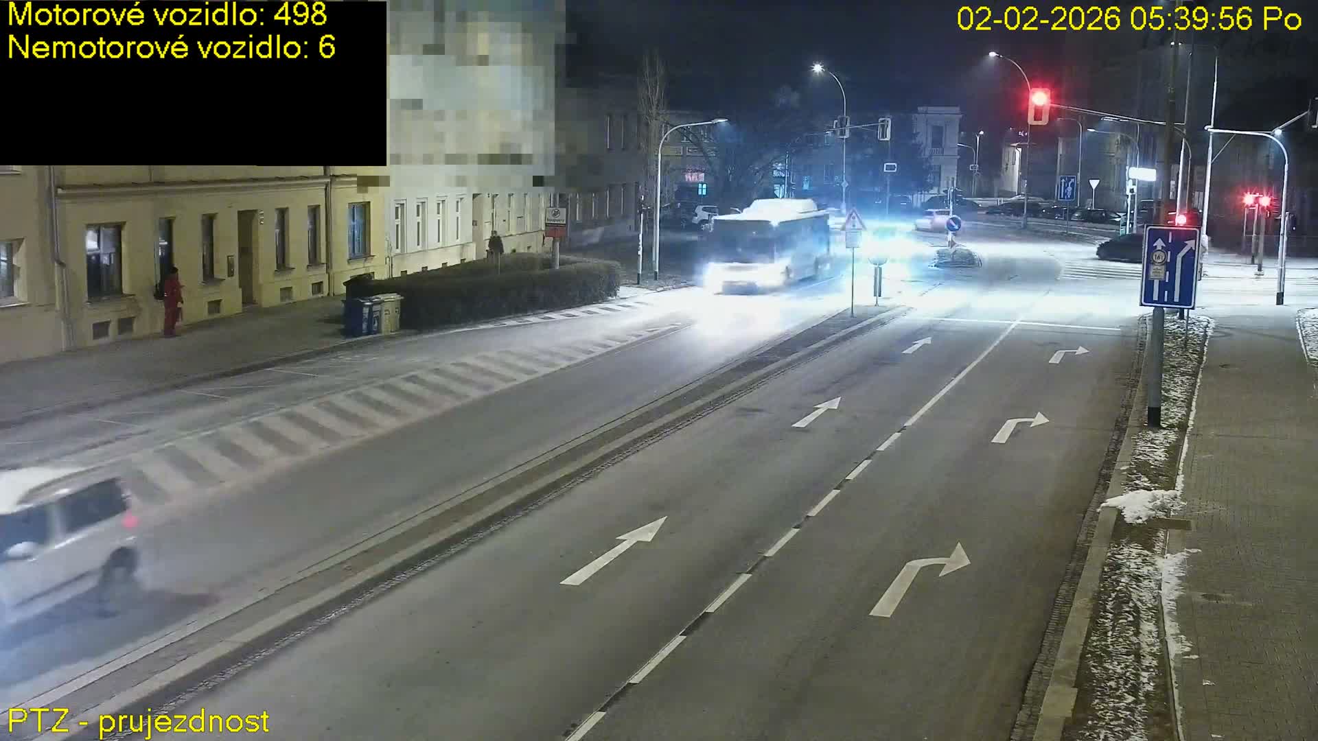 Kroměříž, Husovo & Kotojedska Náměstí Square /ul. 1.Máje (1 May Street) Junction Live Cam - Kromeriz, Zlin, Czechia