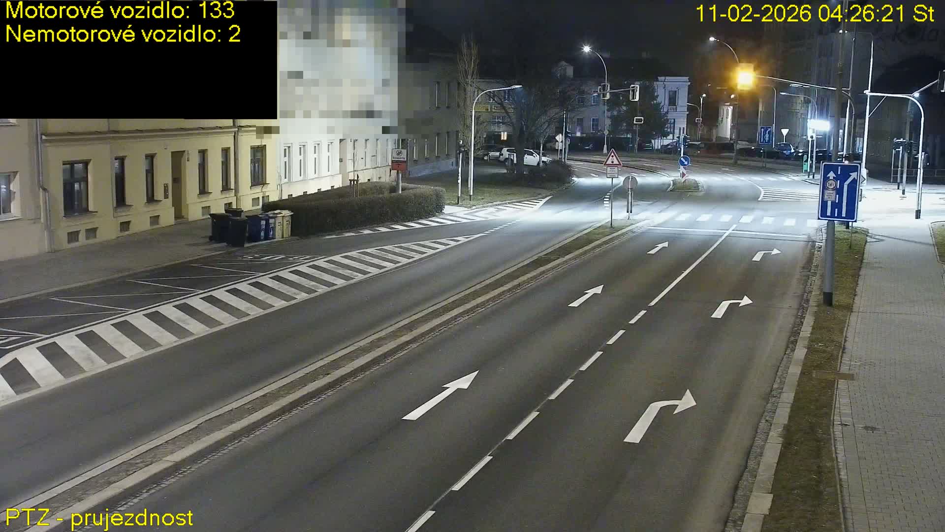 Kroměříž, Husovo & Kotojedska Náměstí Square /ul. 1.Máje (1 May Street) Junction Live Cam - Kromeriz, Zlin, Czechia