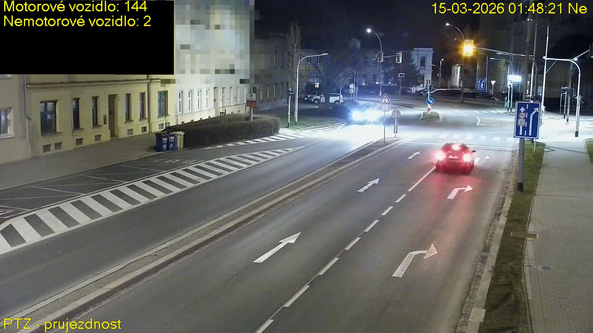 Kroměříž, Husovo & Kotojedska Náměstí Square /ul. 1.Máje (1 May Street) Junction Live Cam - Kromeriz, Zlin, Czechia