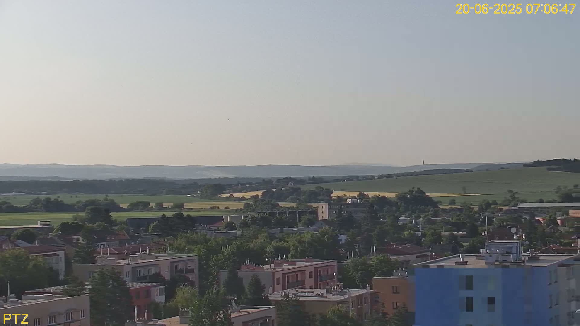 Kroměříž  PTZ Rotary Panaromic Skyline Live Cam - Kromeriz, Zlin, Czechia