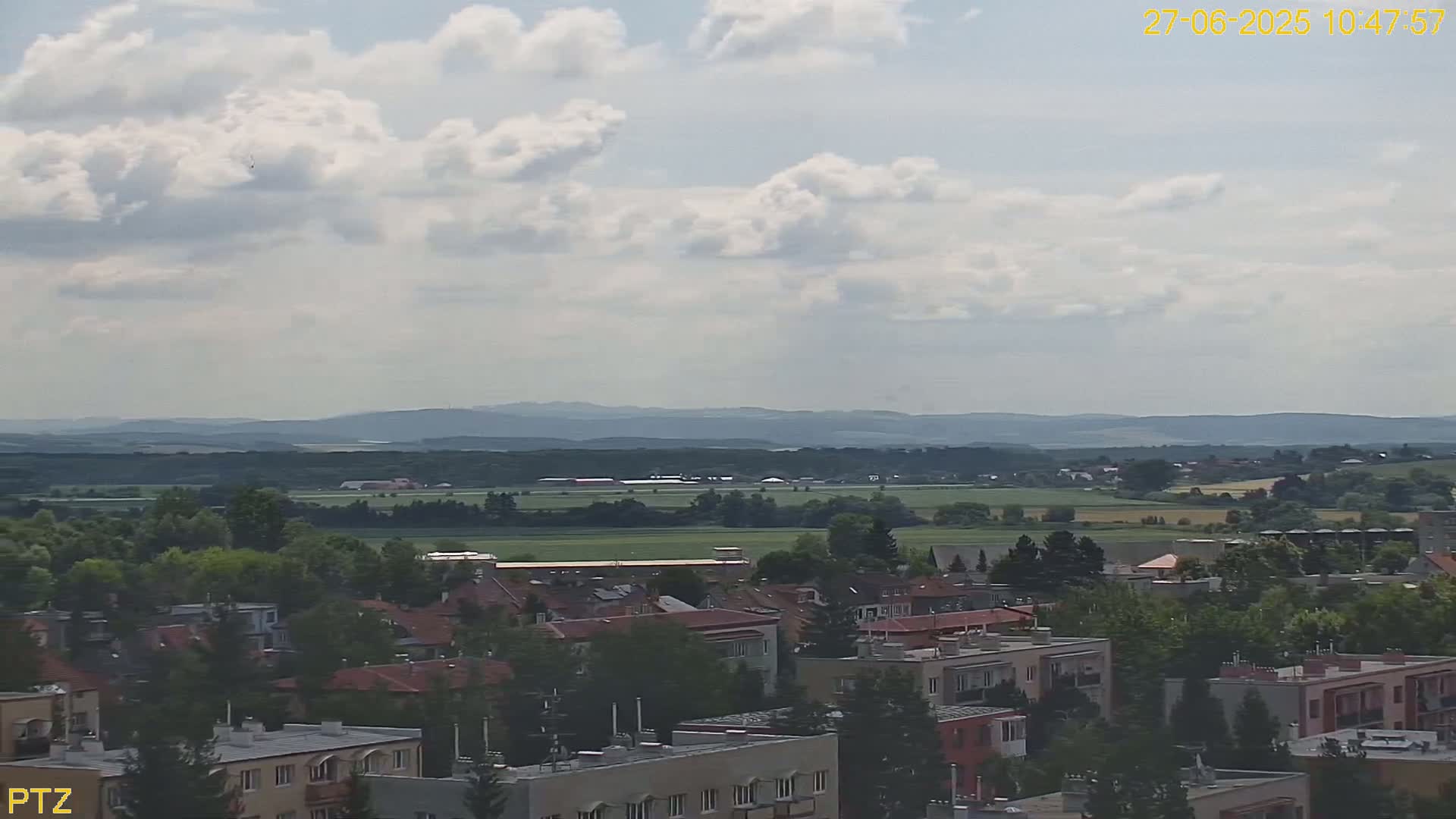 Kroměříž  PTZ Rotary Panaromic Skyline Live Cam - Kromeriz, Zlin, Czechia