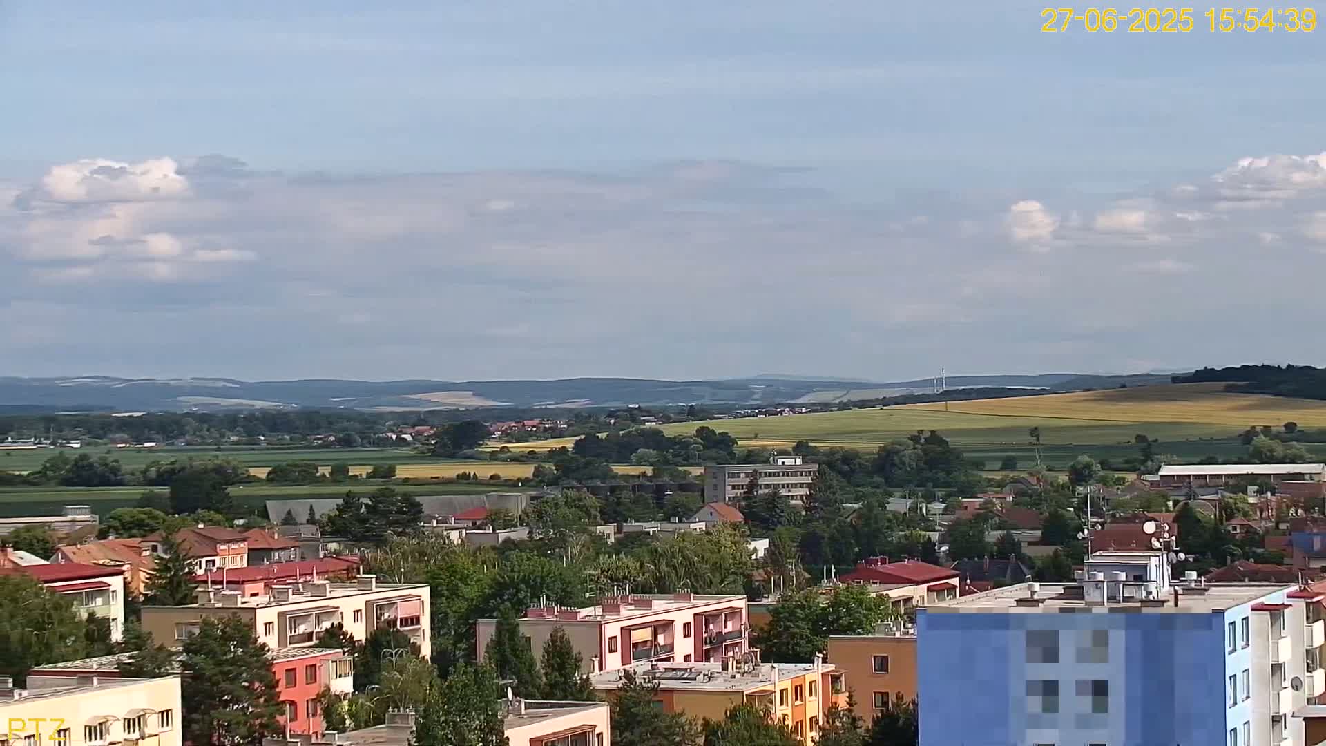 Kroměříž  PTZ Rotary Panaromic Skyline Live Cam - Kromeriz, Zlin, Czechia