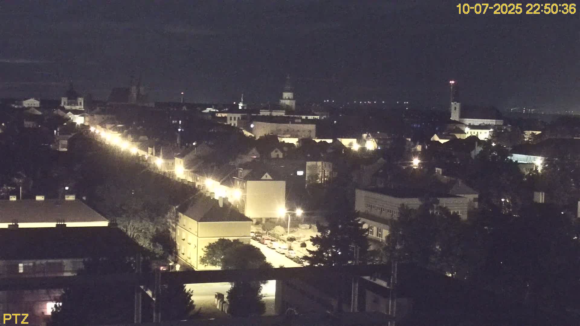 Kroměříž  PTZ Rotary Panaromic Skyline Live Cam - Kromeriz, Zlin, Czechia