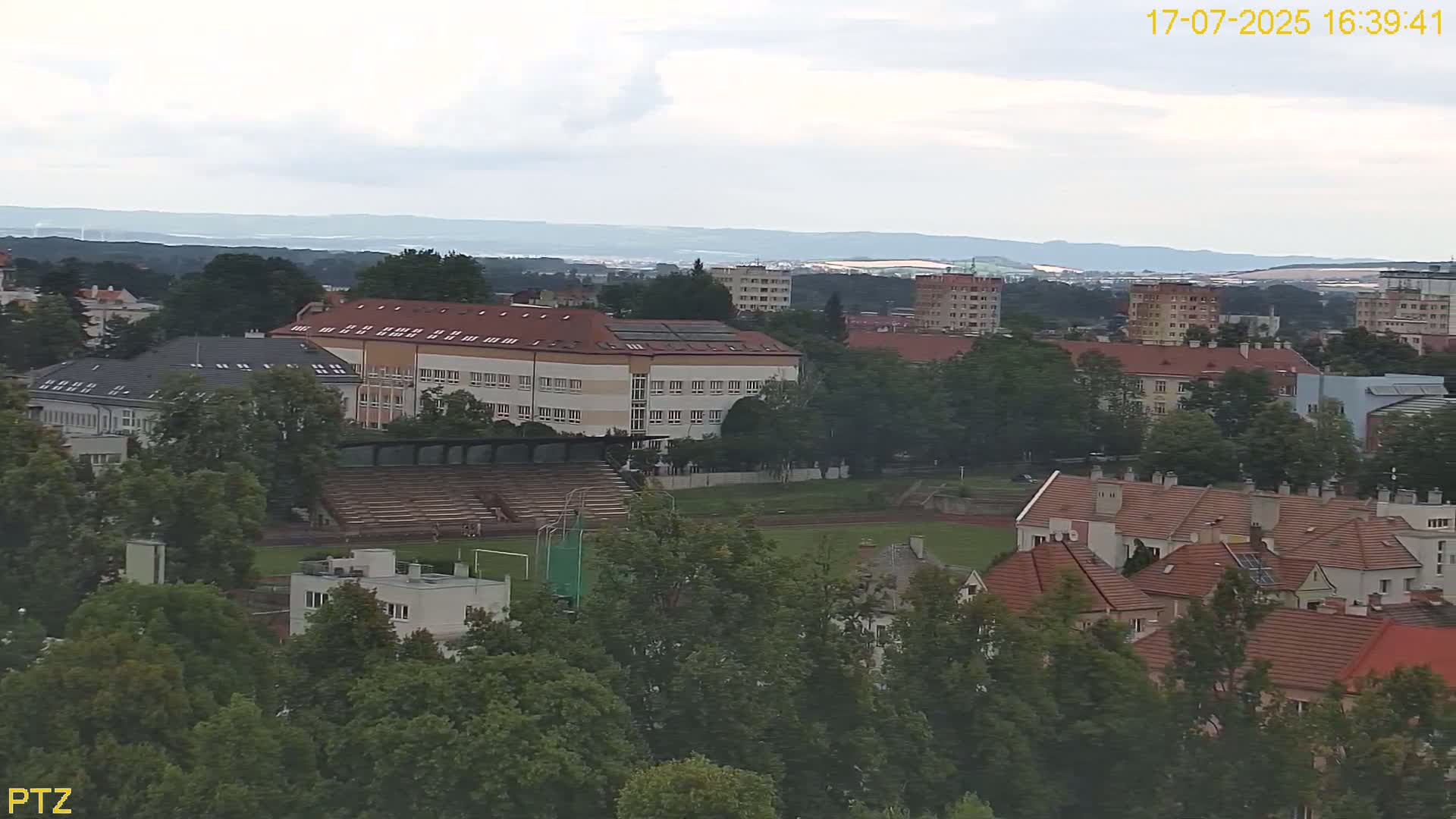 Kroměříž  PTZ Rotary Panaromic Skyline Live Cam - Kromeriz, Zlin, Czechia