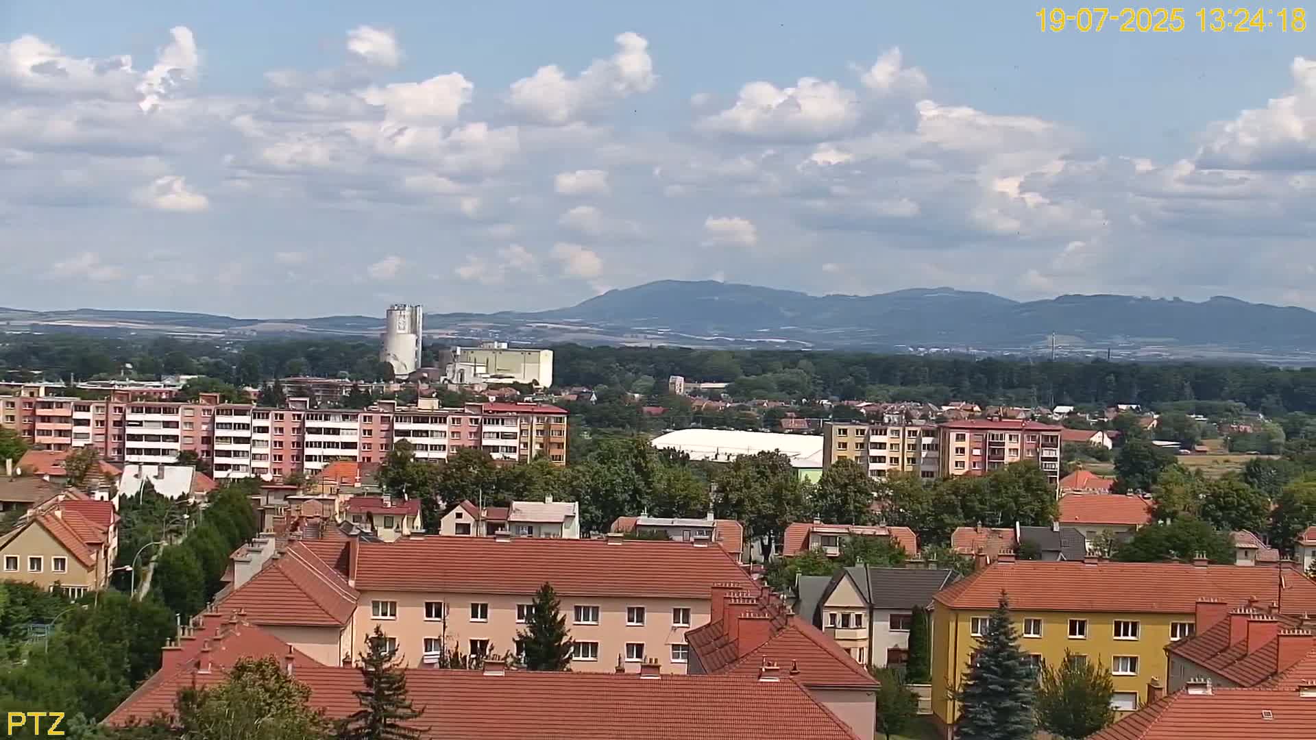 Kroměříž  PTZ Rotary Panaromic Skyline Live Cam - Kromeriz, Zlin, Czechia