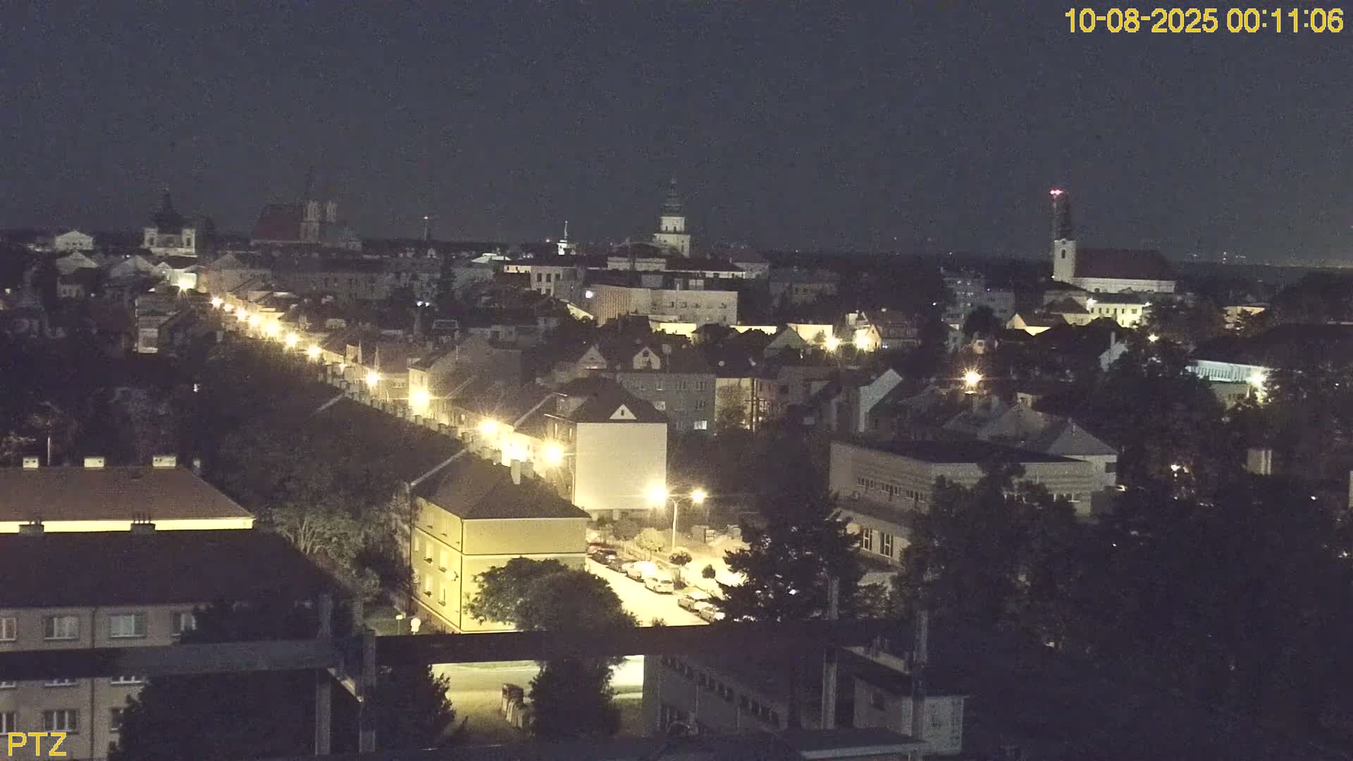 Kroměříž  PTZ Rotary Panaromic Skyline Live Cam - Kromeriz, Zlin, Czechia