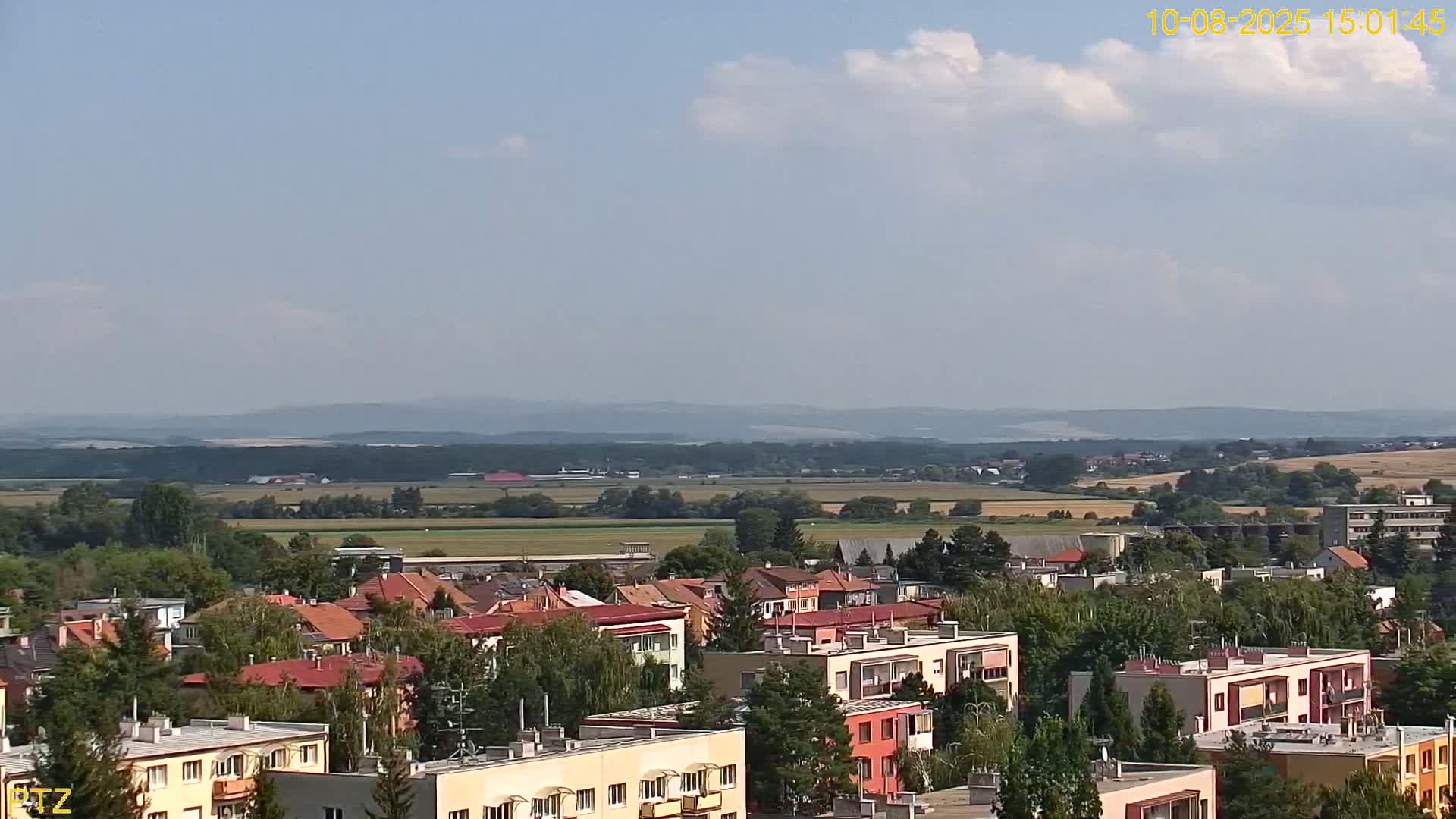 Kroměříž  PTZ Rotary Panaromic Skyline Live Cam - Kromeriz, Zlin, Czechia