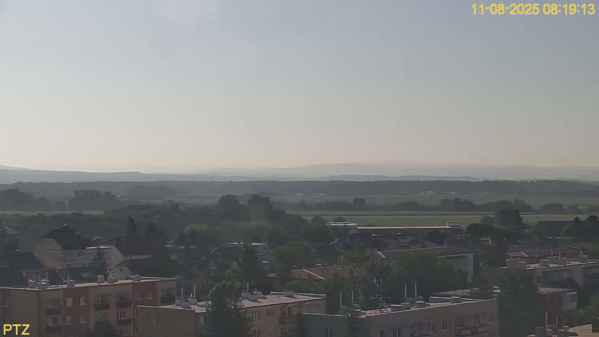 Kroměříž  PTZ Rotary Panaromic Skyline Live Cam - Kromeriz, Zlin, Czechia