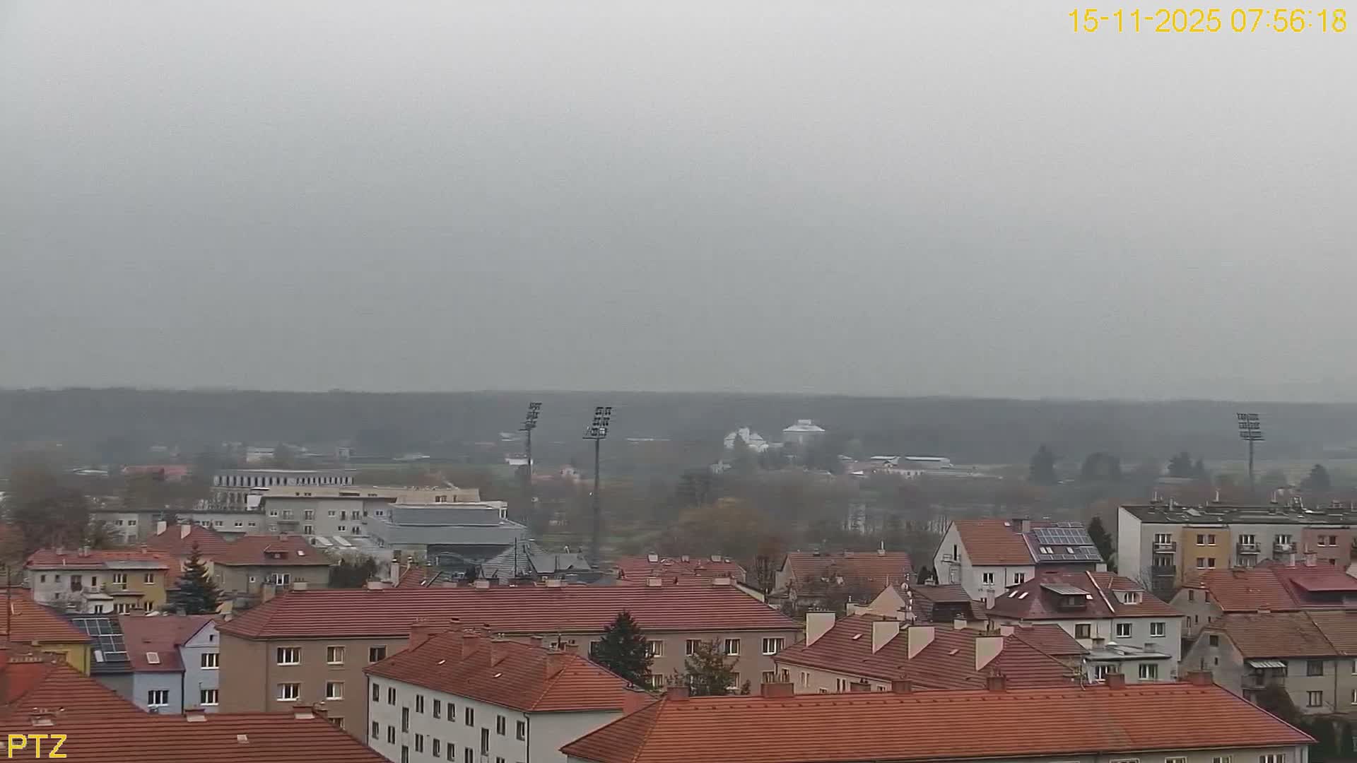 Kroměříž  PTZ Rotary Panaromic Skyline Live Cam - Kromeriz, Zlin, Czechia