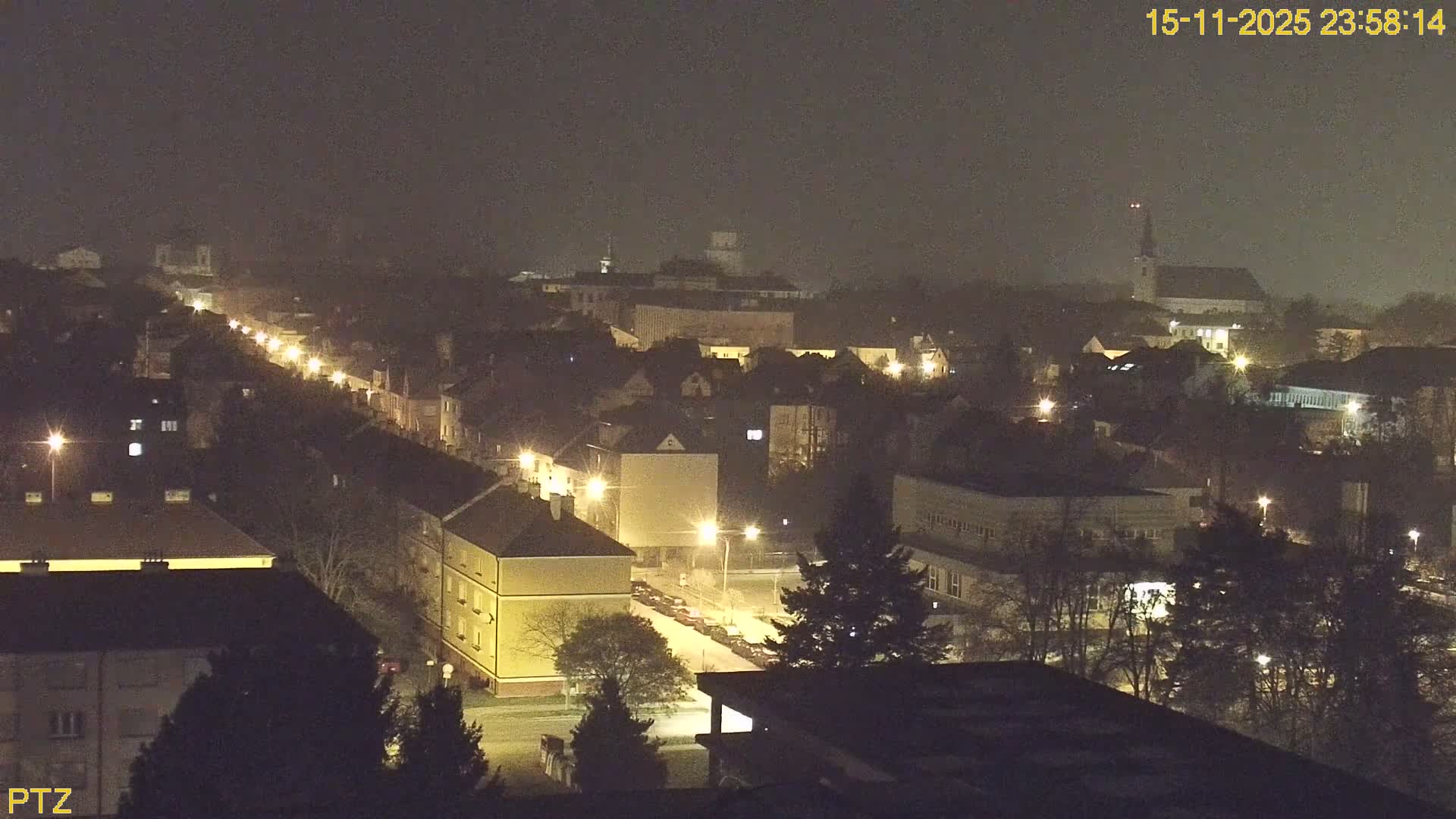 Kroměříž  PTZ Rotary Panaromic Skyline Live Cam - Kromeriz, Zlin, Czechia
