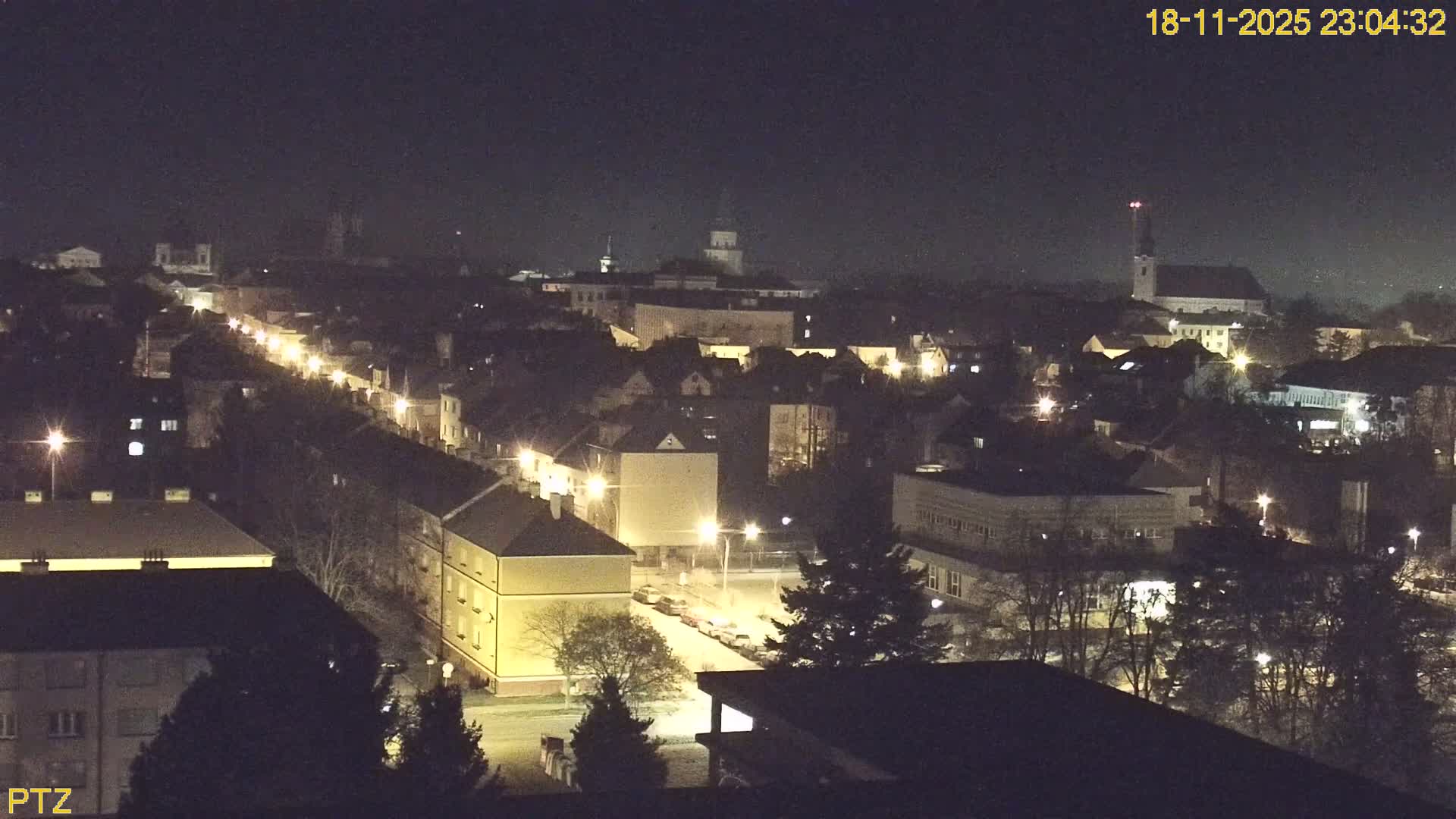 Kroměříž  PTZ Rotary Panaromic Skyline Live Cam - Kromeriz, Zlin, Czechia