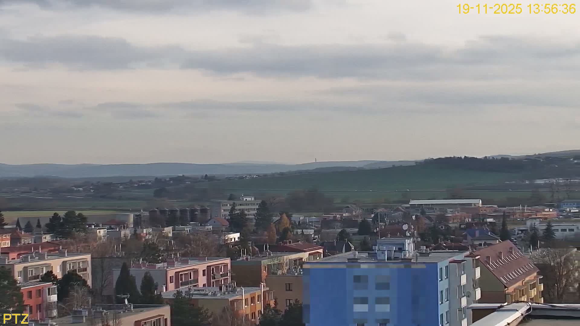 Kroměříž  PTZ Rotary Panaromic Skyline Live Cam - Kromeriz, Zlin, Czechia