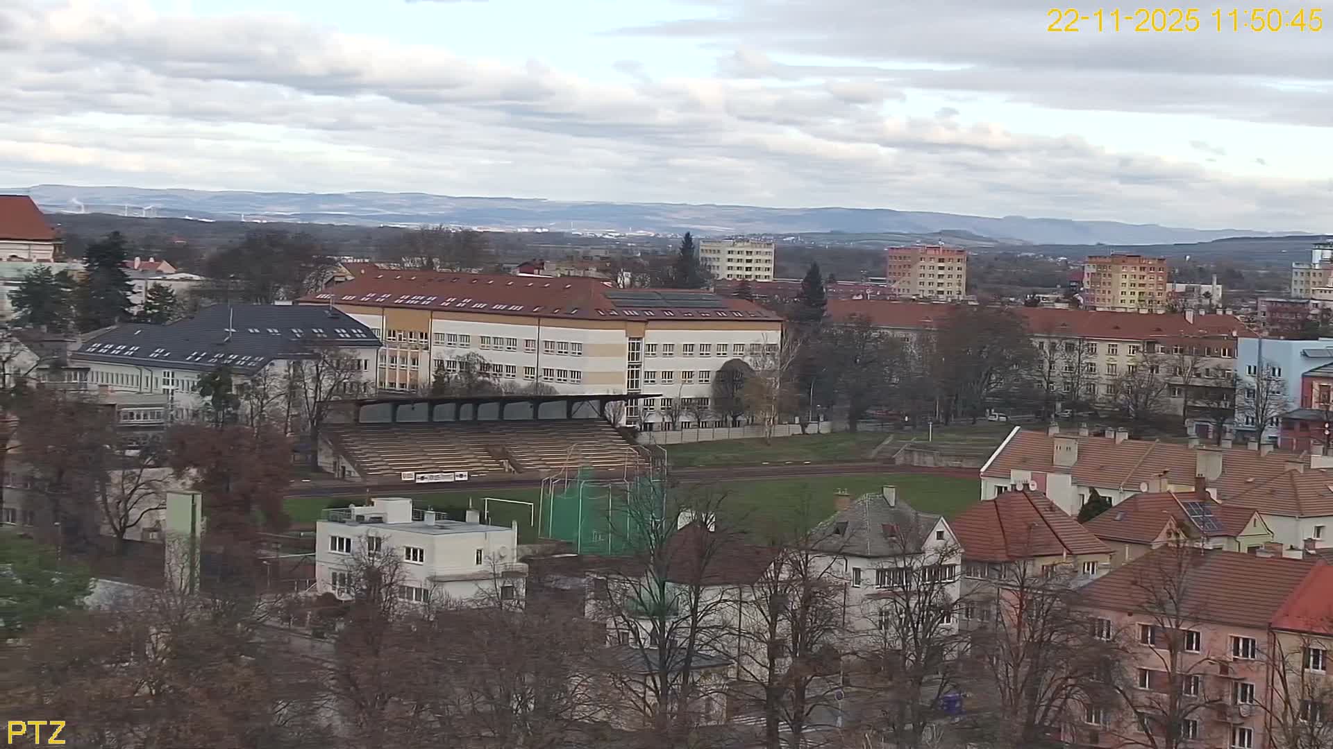 Kroměříž  PTZ Rotary Panaromic Skyline Live Cam - Kromeriz, Zlin, Czechia