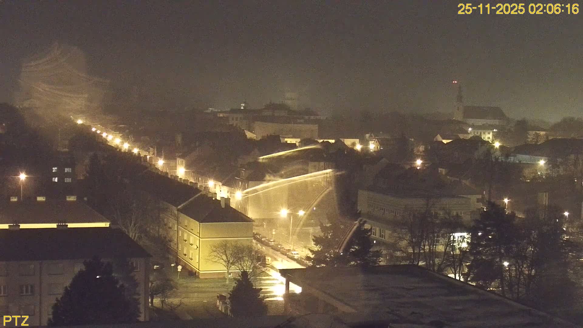 Kroměříž  PTZ Rotary Panaromic Skyline Live Cam - Kromeriz, Zlin, Czechia