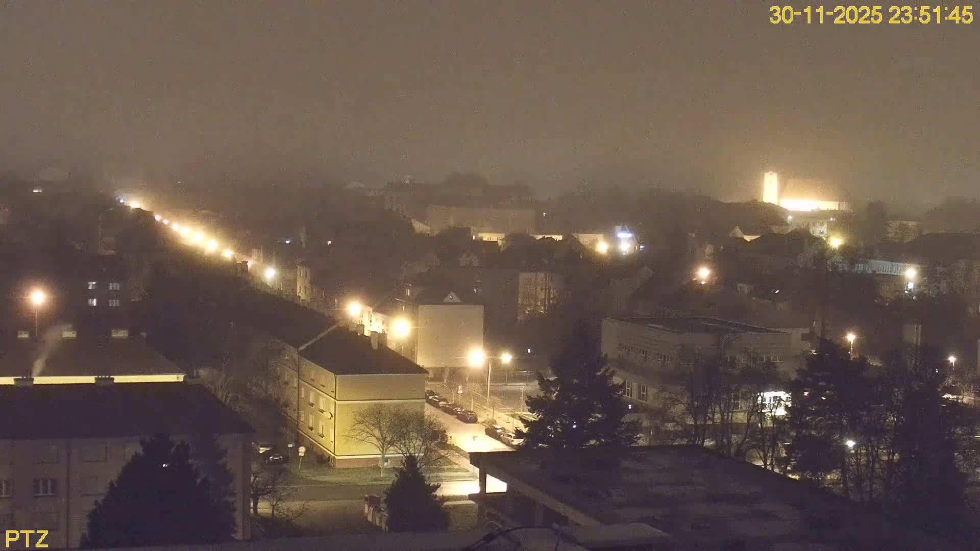 Kroměříž  PTZ Rotary Panaromic Skyline Live Cam - Kromeriz, Zlin, Czechia