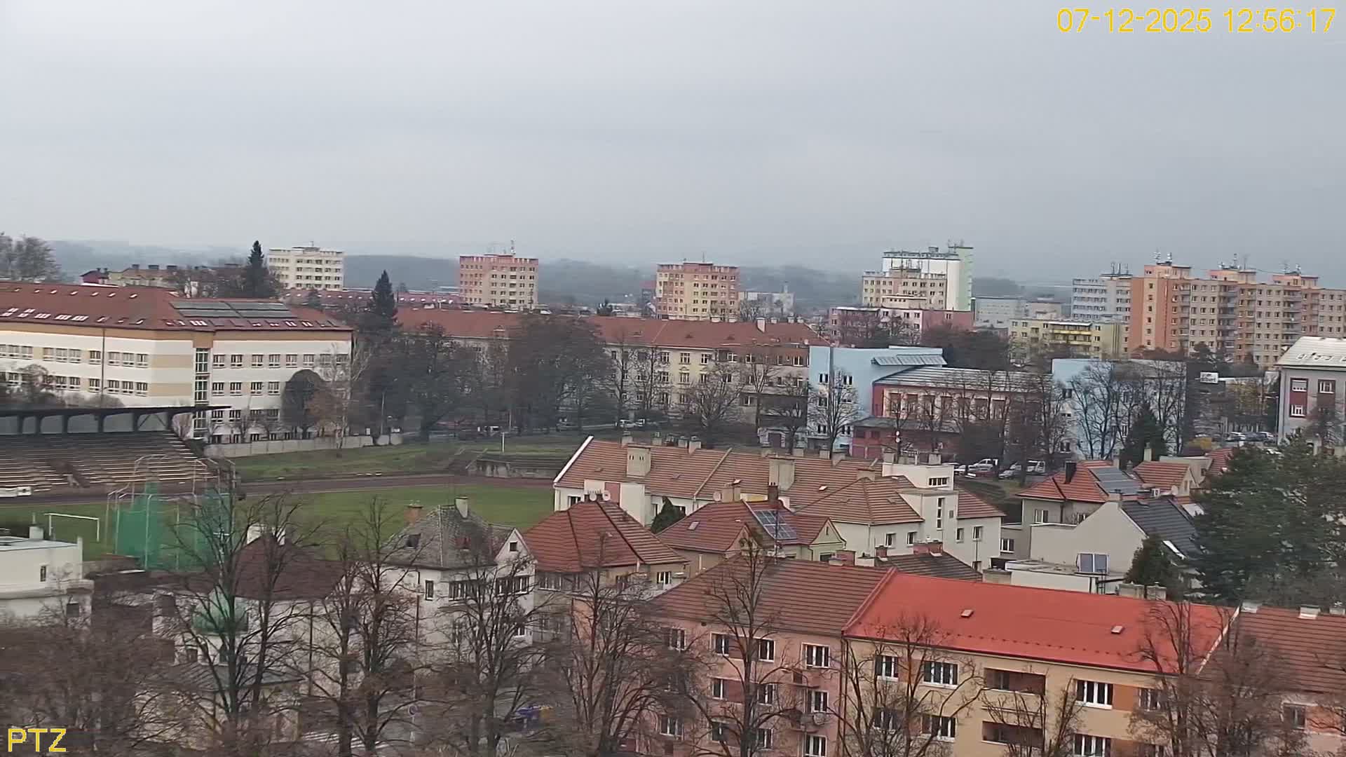 Kroměříž  PTZ Rotary Panaromic Skyline Live Cam - Kromeriz, Zlin, Czechia