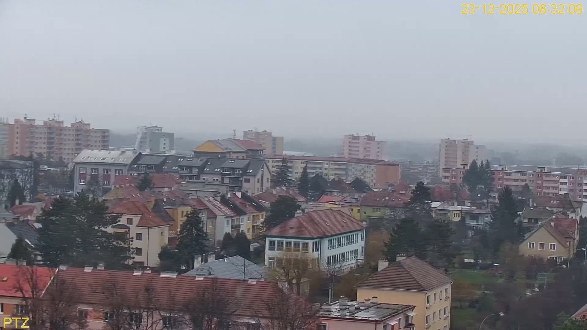 Kroměříž  PTZ Rotary Panaromic Skyline Live Cam - Kromeriz, Zlin, Czechia
