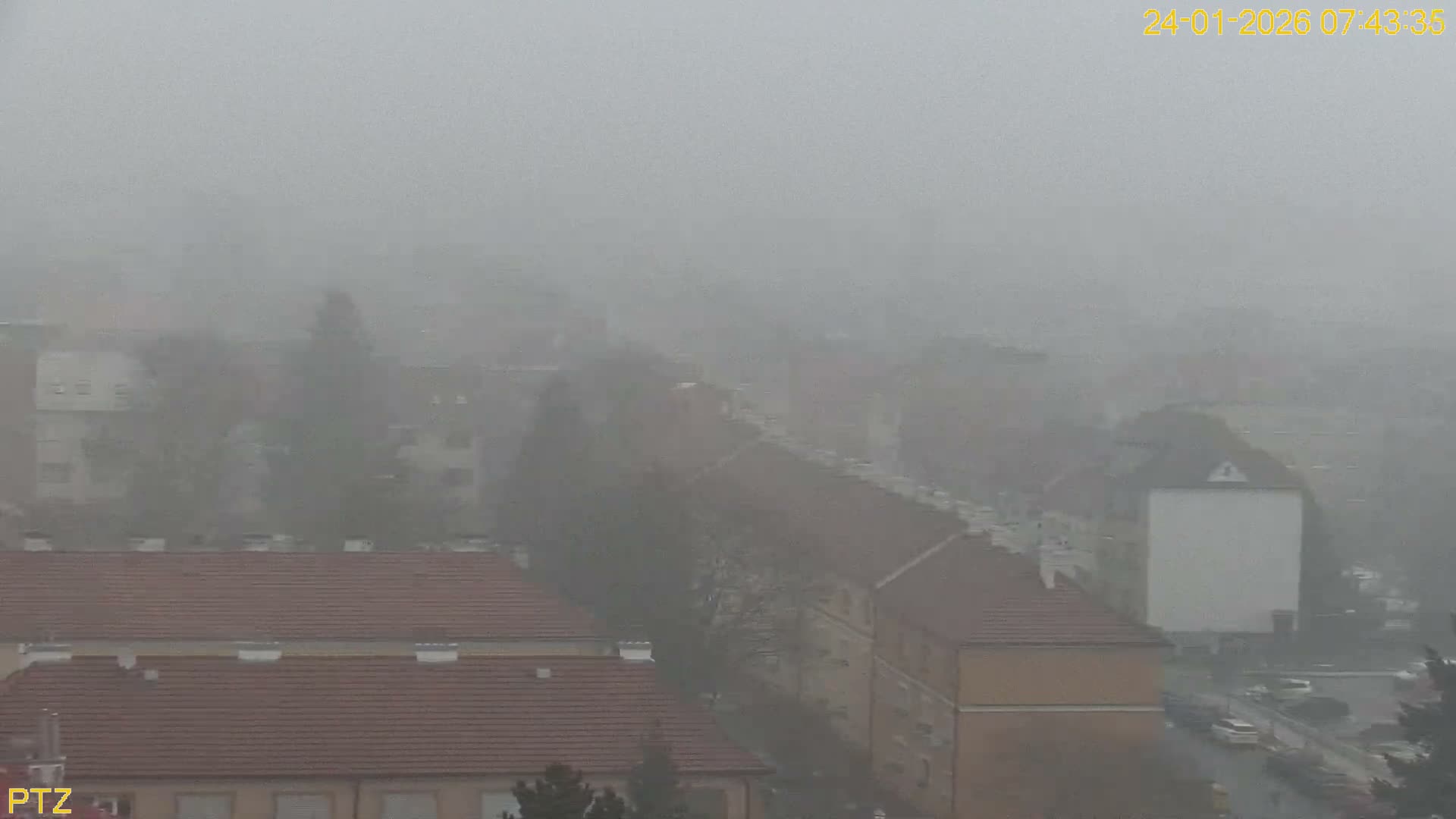 Kroměříž  PTZ Rotary Panaromic Skyline Live Cam - Kromeriz, Zlin, Czechia