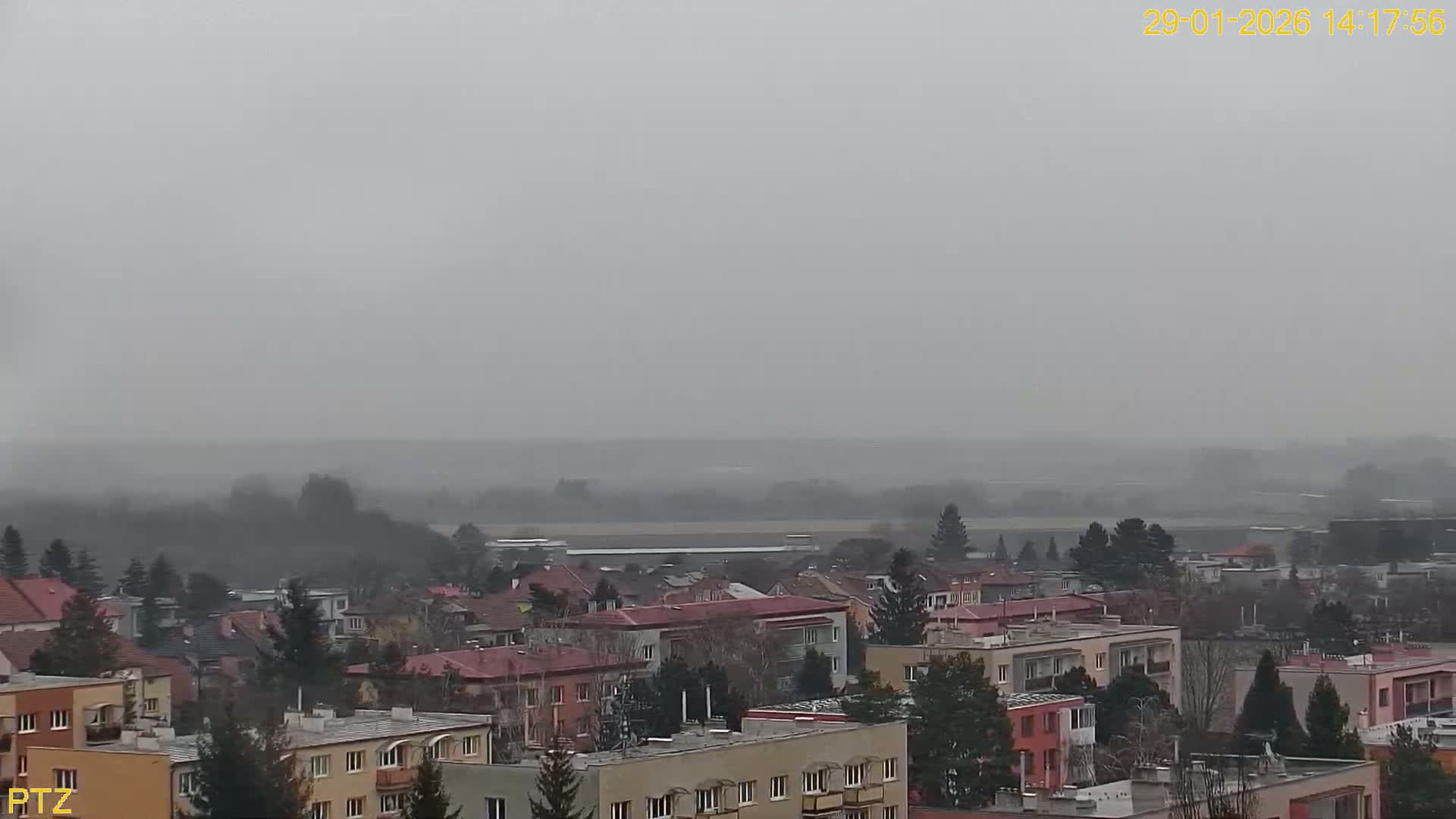 Kroměříž  PTZ Rotary Panaromic Skyline Live Cam - Kromeriz, Zlin, Czechia
