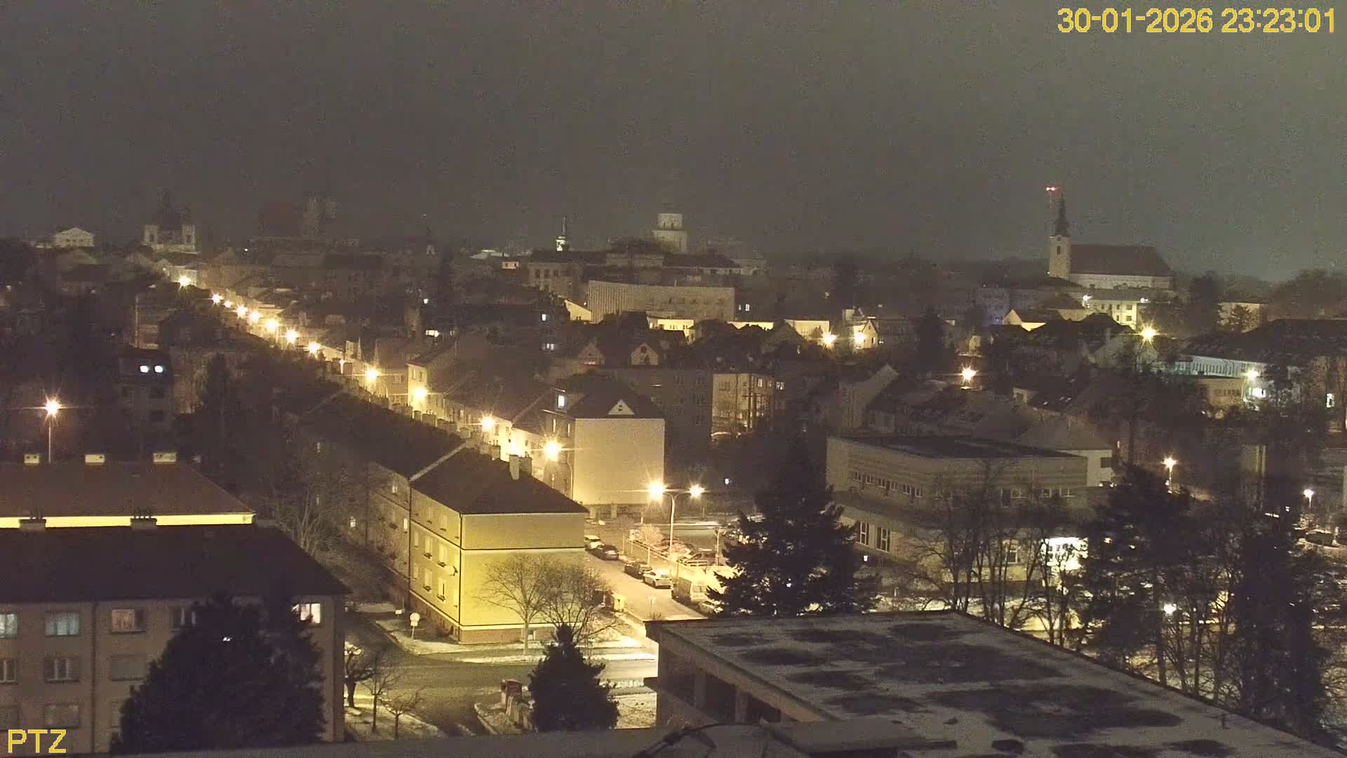 Kroměříž  PTZ Rotary Panaromic Skyline Live Cam - Kromeriz, Zlin, Czechia
