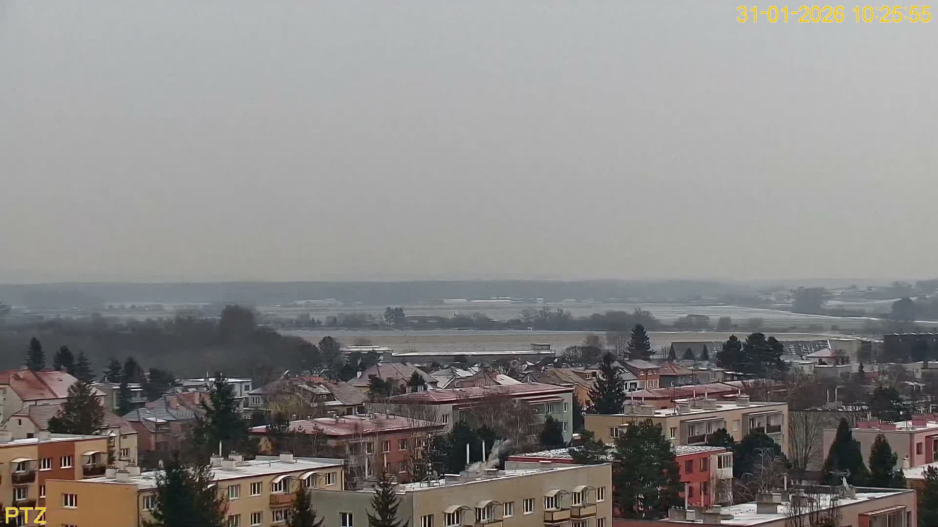 Kroměříž  PTZ Rotary Panaromic Skyline Live Cam - Kromeriz, Zlin, Czechia