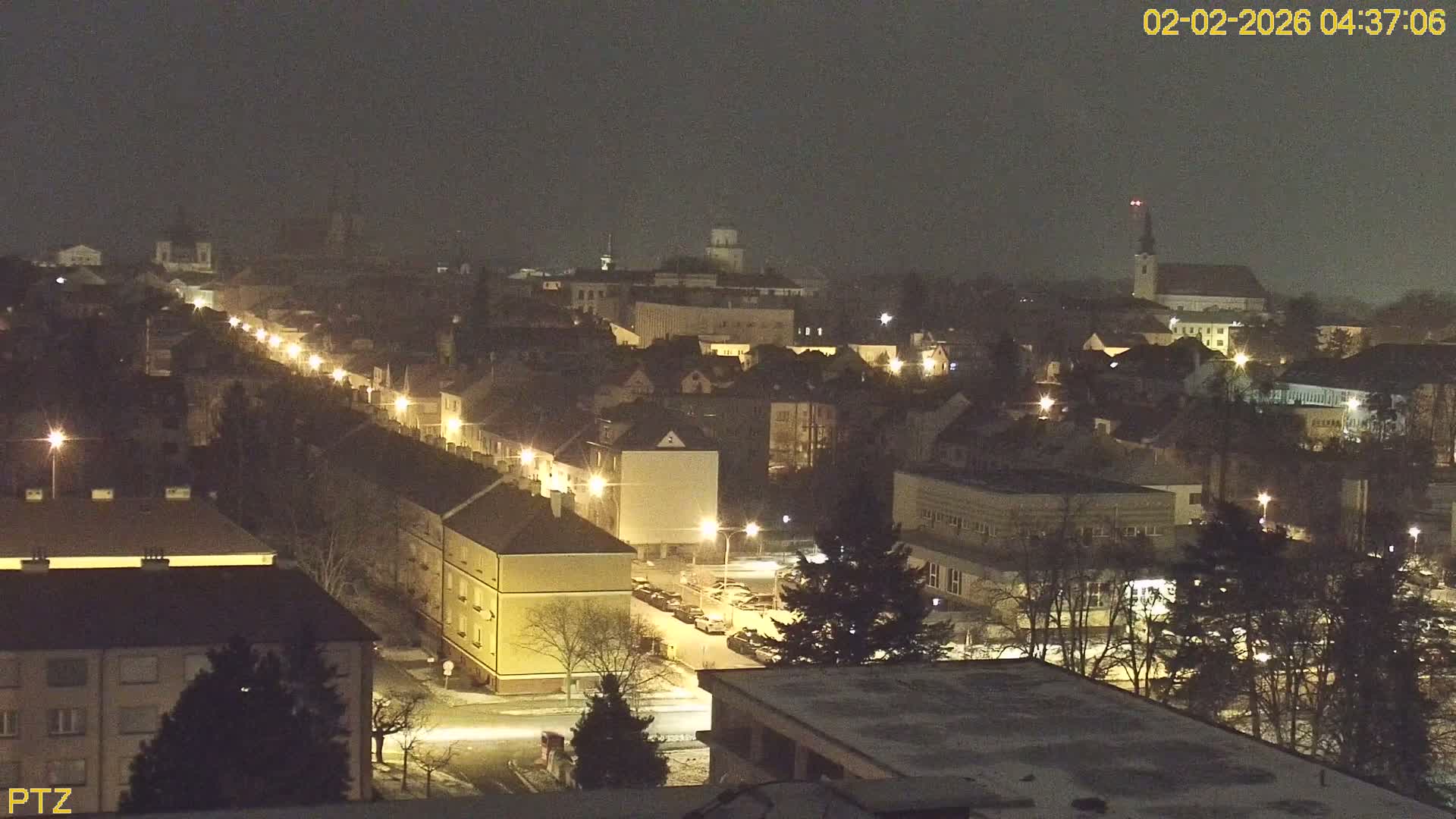 Kroměříž  PTZ Rotary Panaromic Skyline Live Cam - Kromeriz, Zlin, Czechia