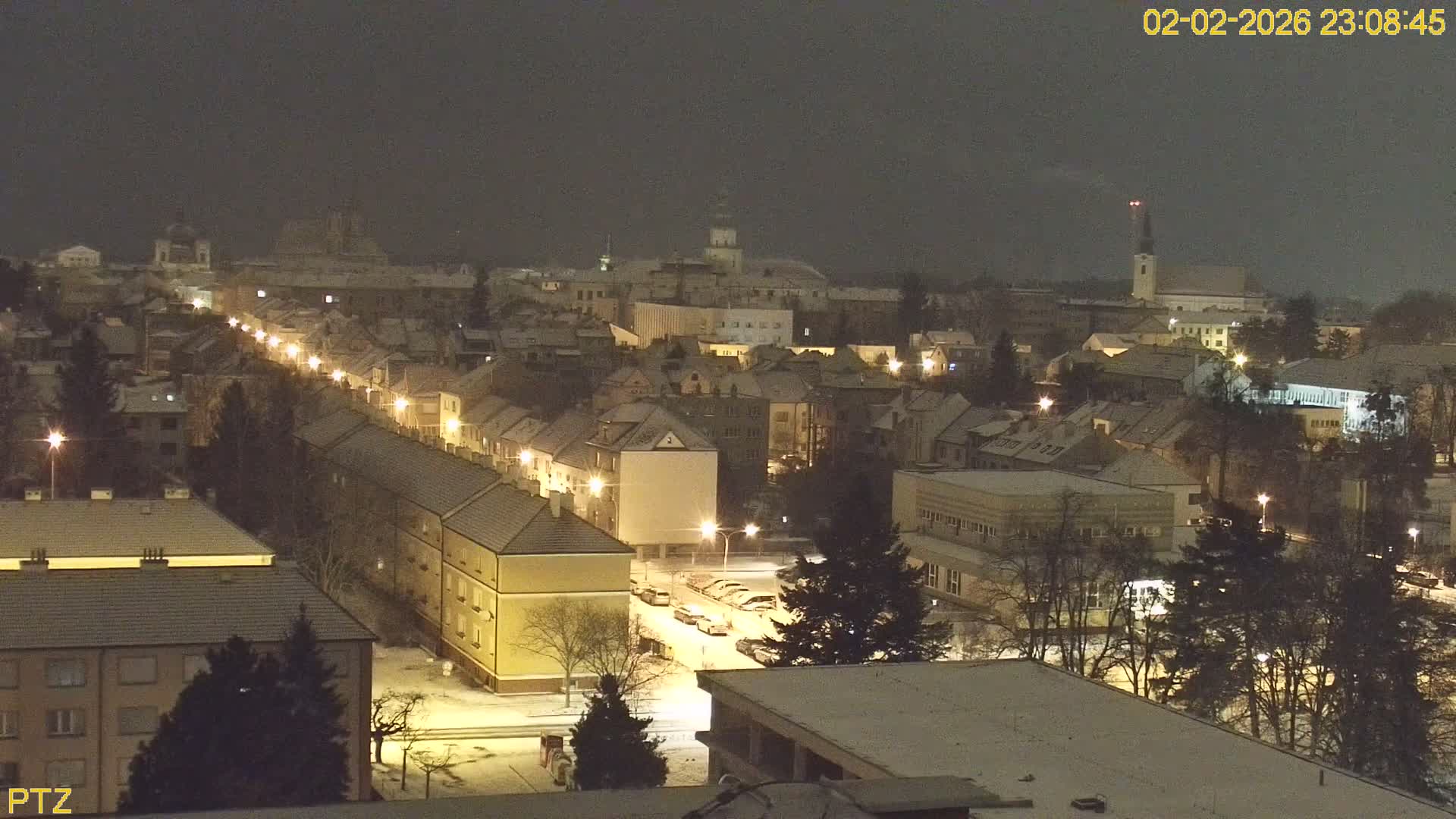 Kroměříž  PTZ Rotary Panaromic Skyline Live Cam - Kromeriz, Zlin, Czechia