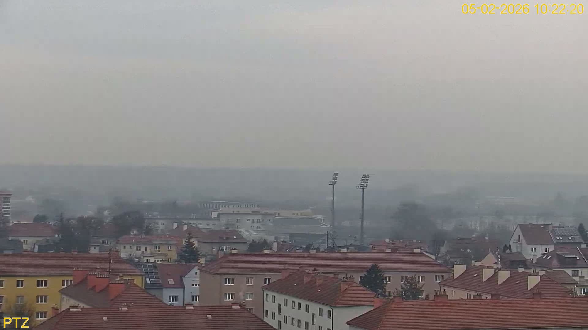 Kroměříž  PTZ Rotary Panaromic Skyline Live Cam - Kromeriz, Zlin, Czechia