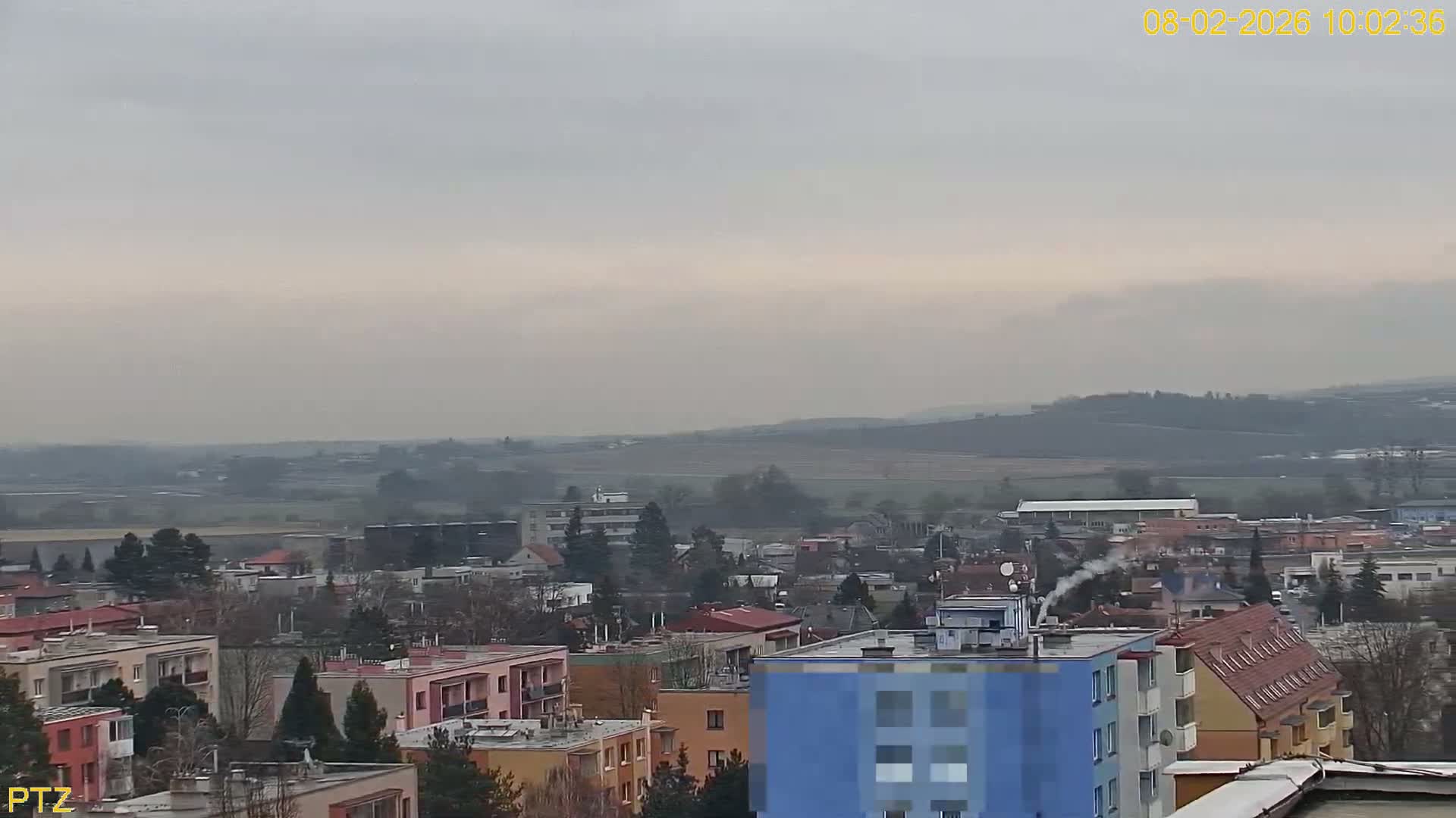 Kroměříž  PTZ Rotary Panaromic Skyline Live Cam - Kromeriz, Zlin, Czechia