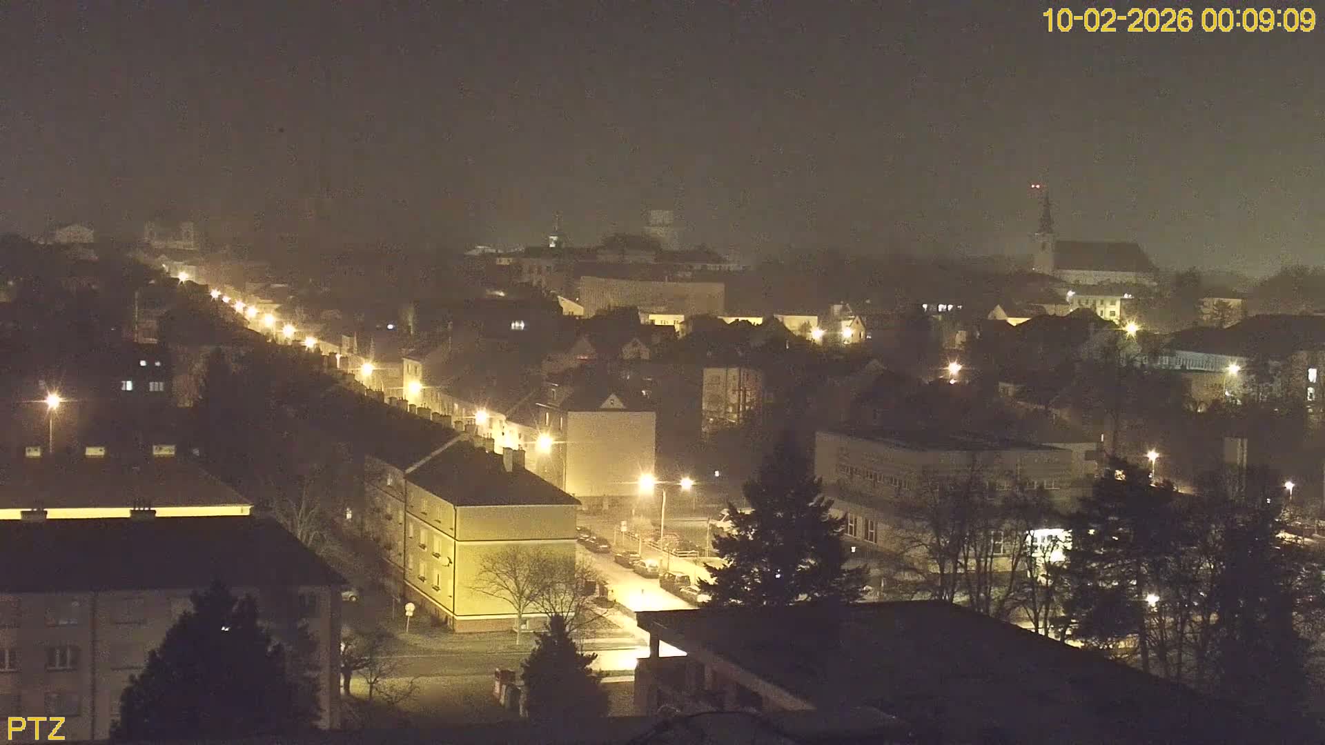 Kroměříž  PTZ Rotary Panaromic Skyline Live Cam - Kromeriz, Zlin, Czechia