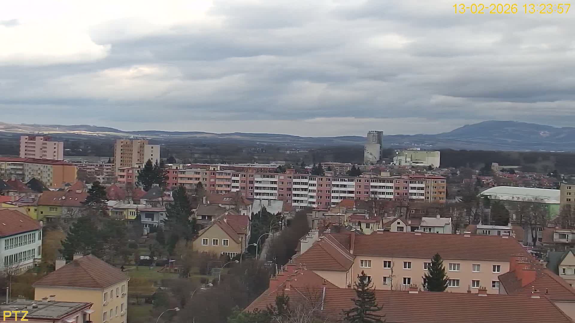Kroměříž  PTZ Rotary Panaromic Skyline Live Cam - Kromeriz, Zlin, Czechia