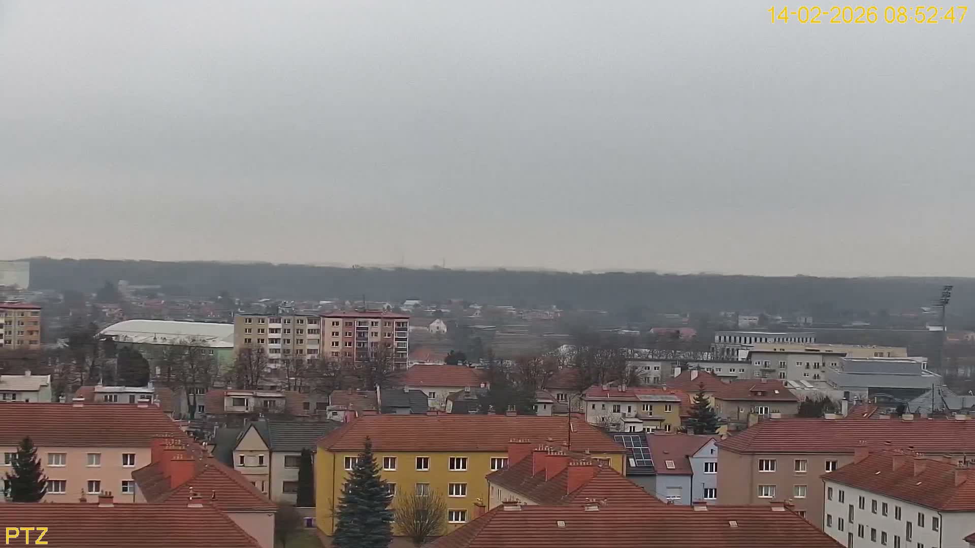 Kroměříž  PTZ Rotary Panaromic Skyline Live Cam - Kromeriz, Zlin, Czechia