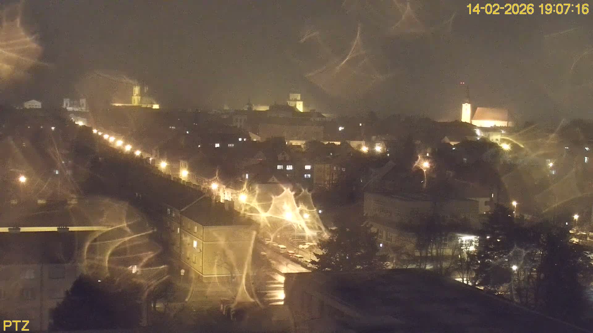 Kroměříž  PTZ Rotary Panaromic Skyline Live Cam - Kromeriz, Zlin, Czechia