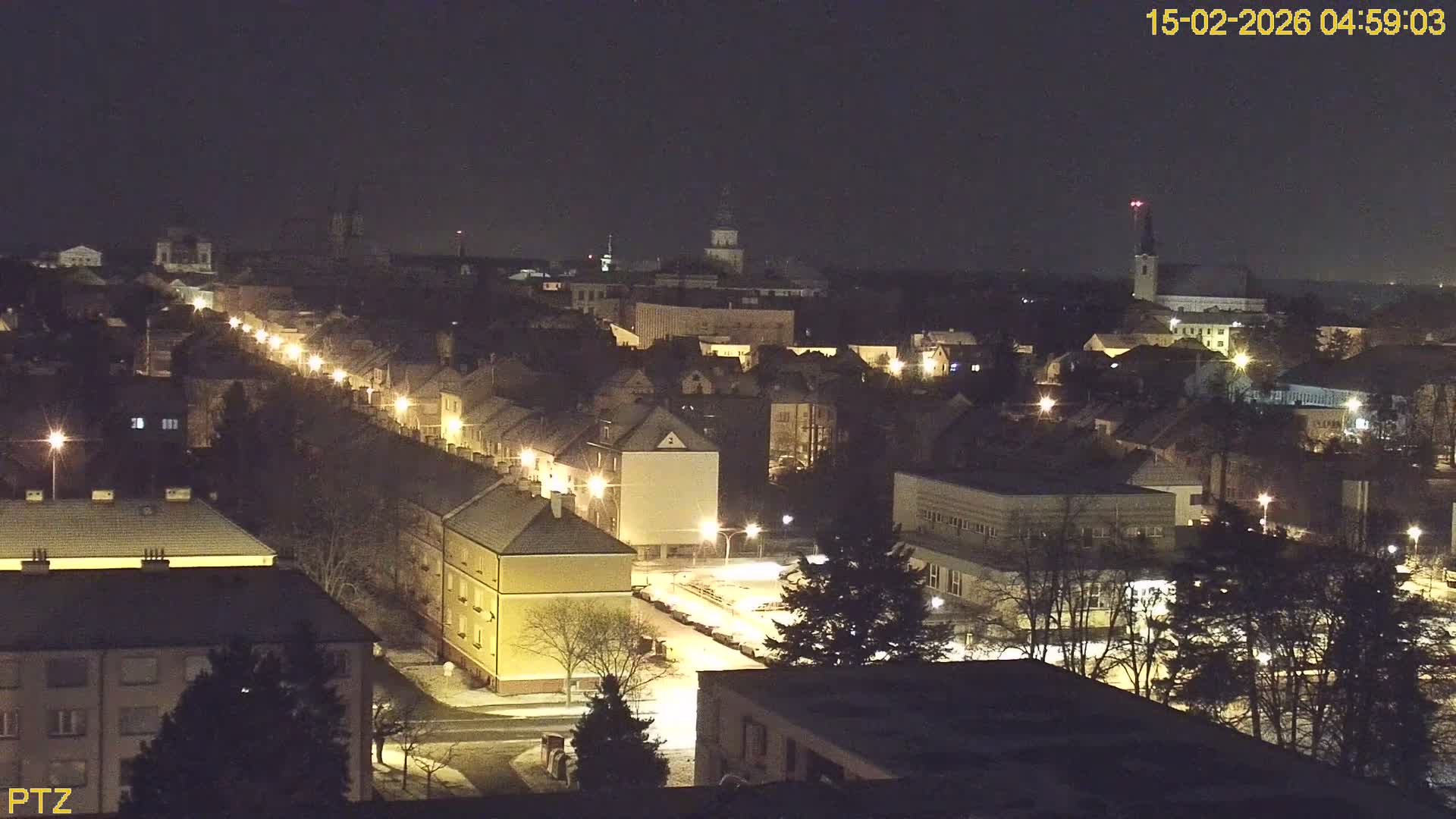 Kroměříž  PTZ Rotary Panaromic Skyline Live Cam - Kromeriz, Zlin, Czechia