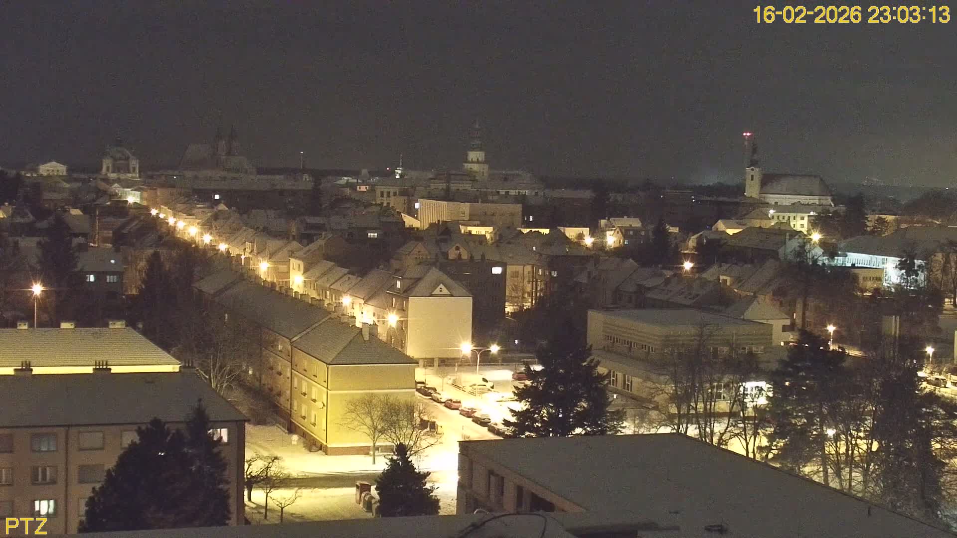 Kroměříž  PTZ Rotary Panaromic Skyline Live Cam - Kromeriz, Zlin, Czechia