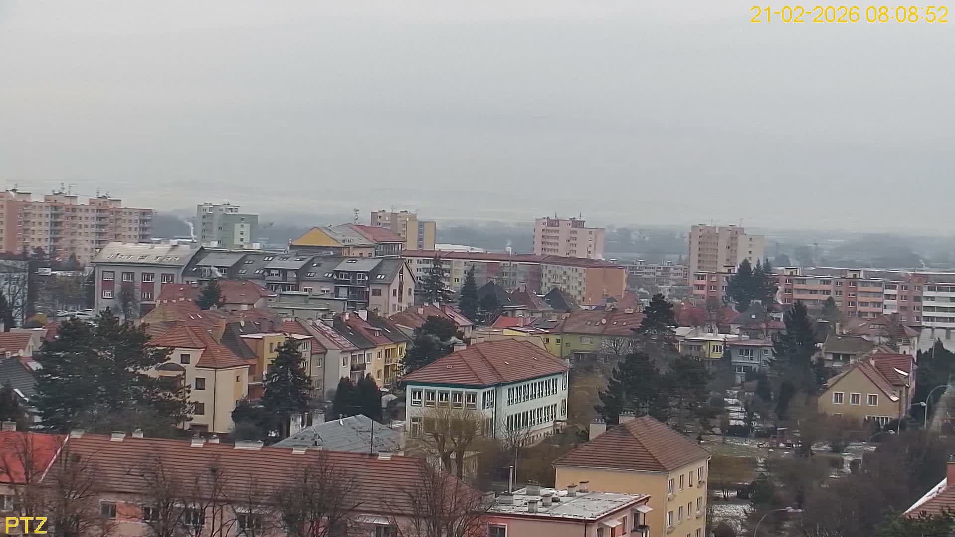 Kroměříž  PTZ Rotary Panaromic Skyline Live Cam - Kromeriz, Zlin, Czechia