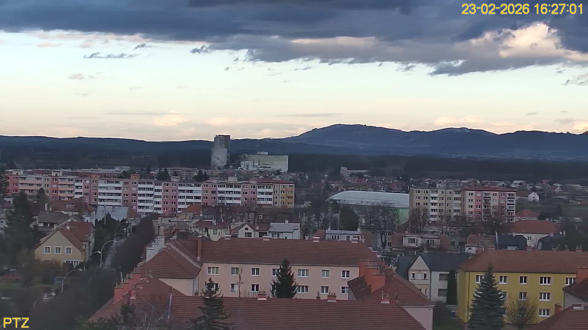 Kroměříž  PTZ Rotary Panaromic Skyline Live Cam - Kromeriz, Zlin, Czechia