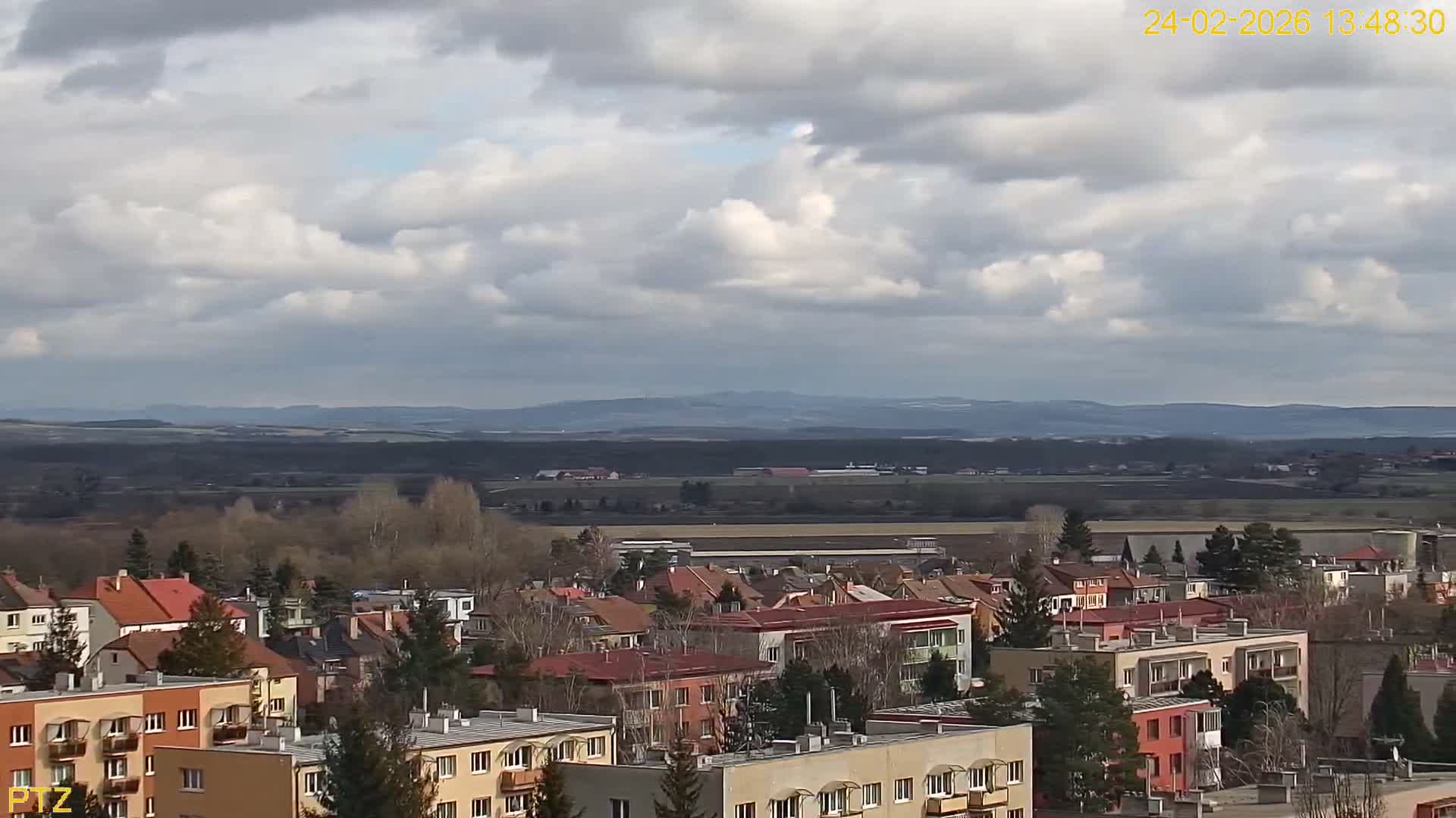 Kroměříž  PTZ Rotary Panaromic Skyline Live Cam - Kromeriz, Zlin, Czechia