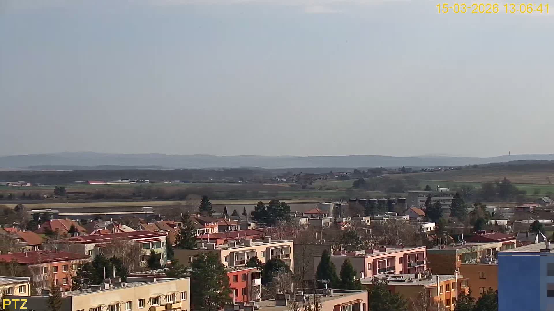 Kroměříž  PTZ Rotary Panaromic Skyline Live Cam - Kromeriz, Zlin, Czechia