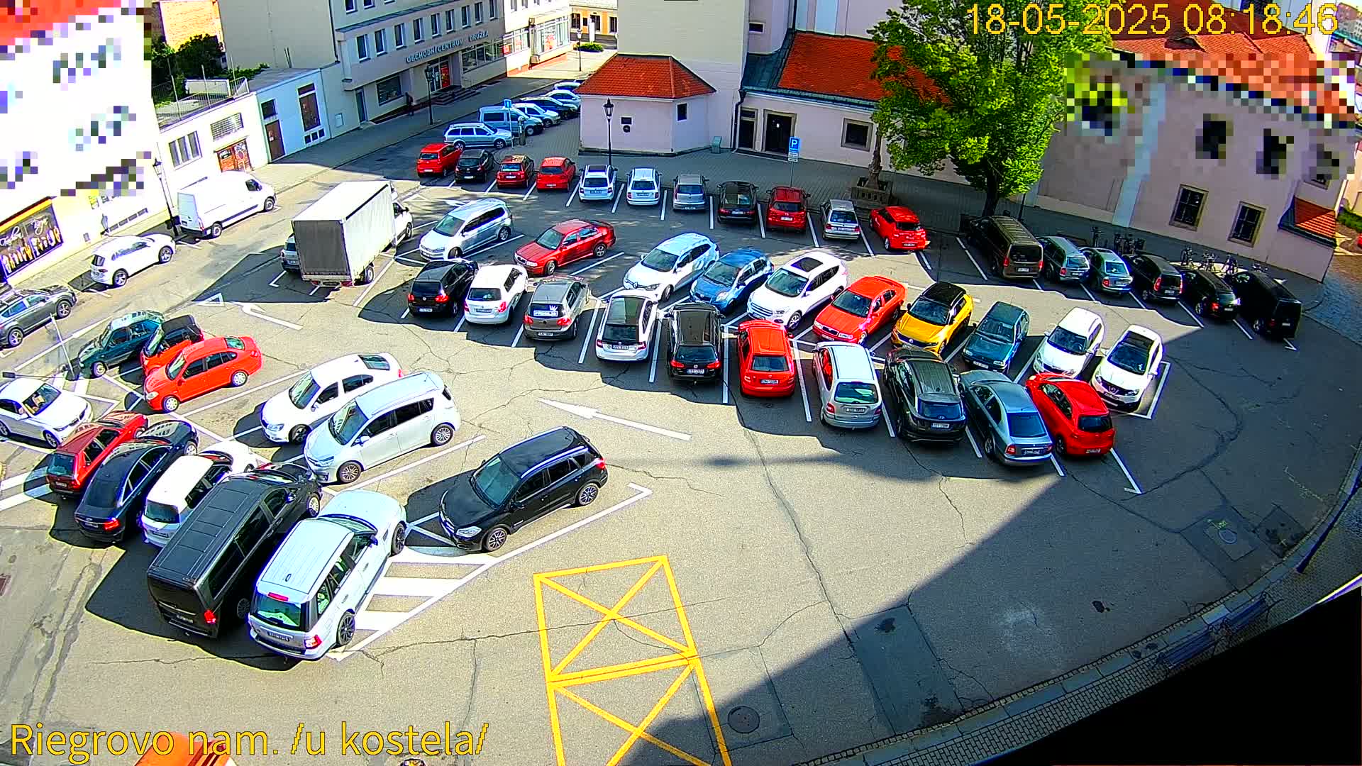 Kroměříž - Riegrovo Náměstí (Rieger Square) Live Cam - Kromeriz, Zlin, Czechia